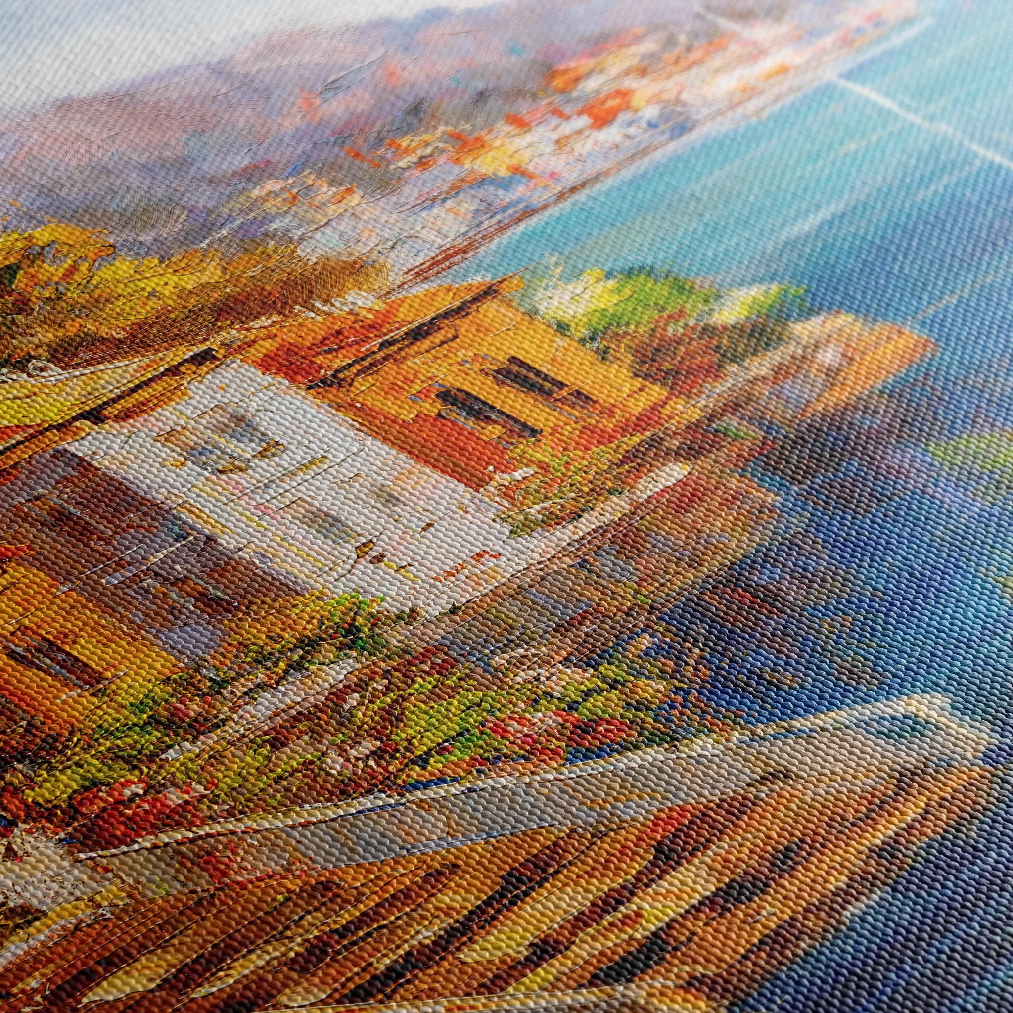 Landscape 021 Canvas Art 18" x 24" / 45 x 60 cm / Black