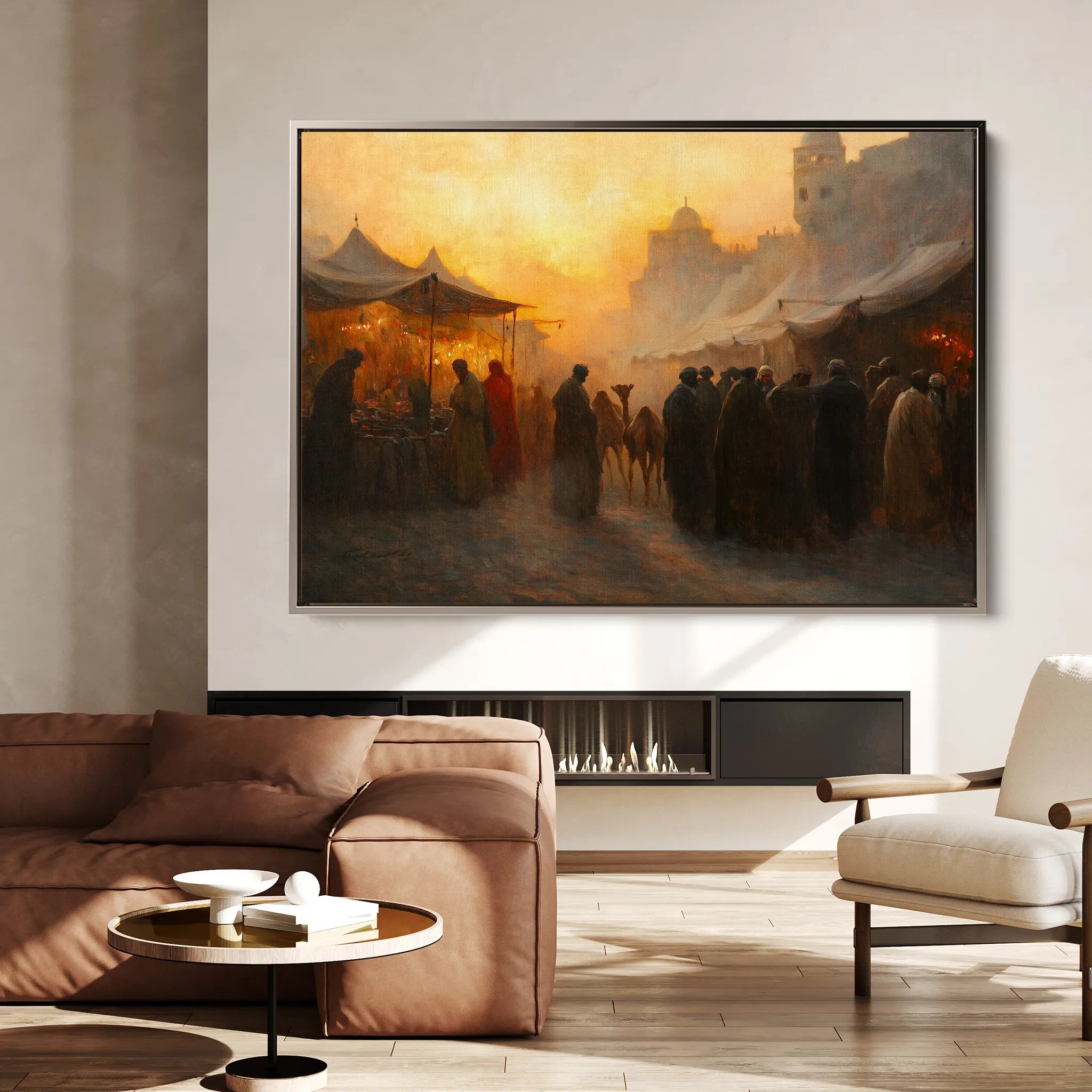 Orientalist 021 Canvas Art 18" x 24" / 45 x 60 cm / Black