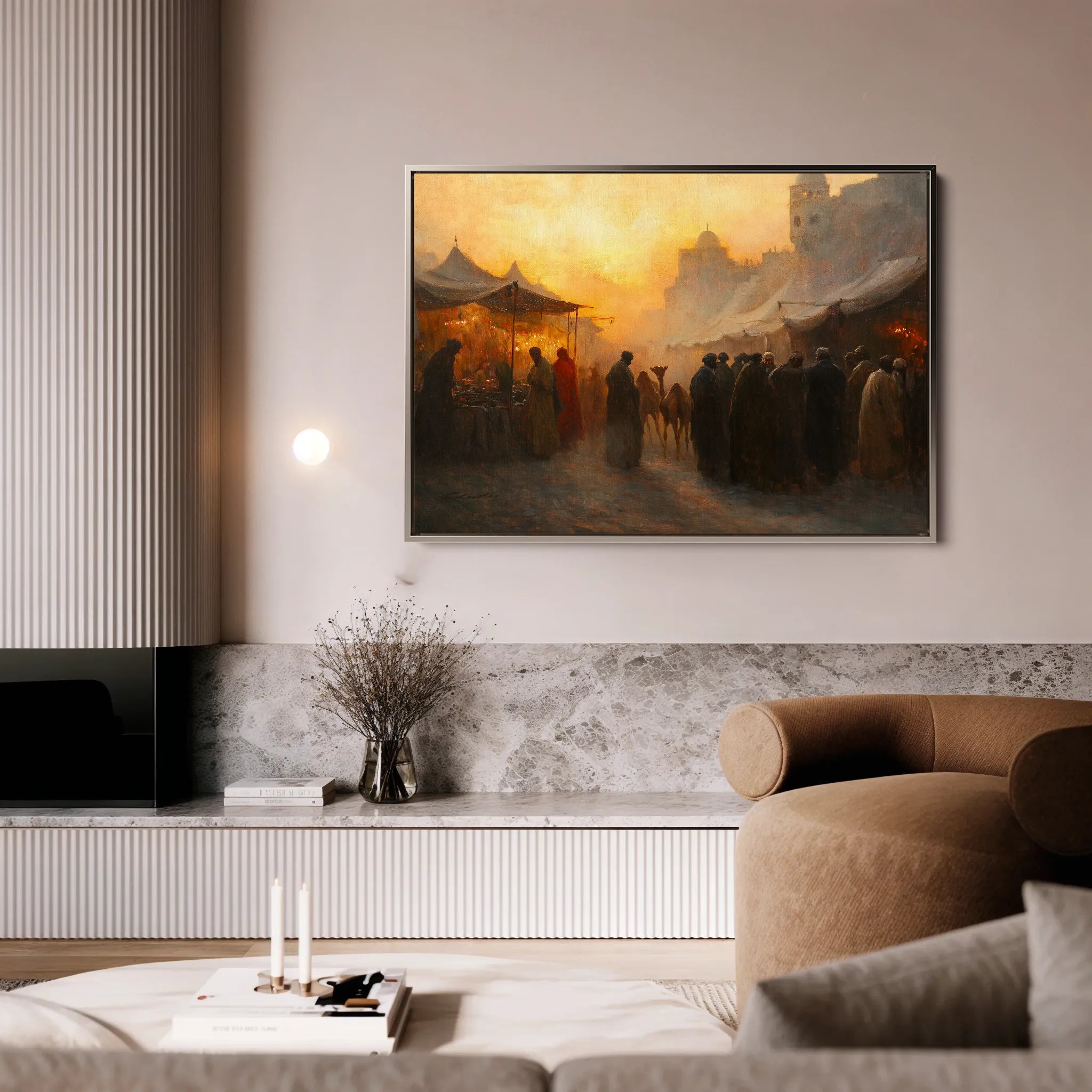 Orientalist 021 Canvas Art 18" x 24" / 45 x 60 cm / Black