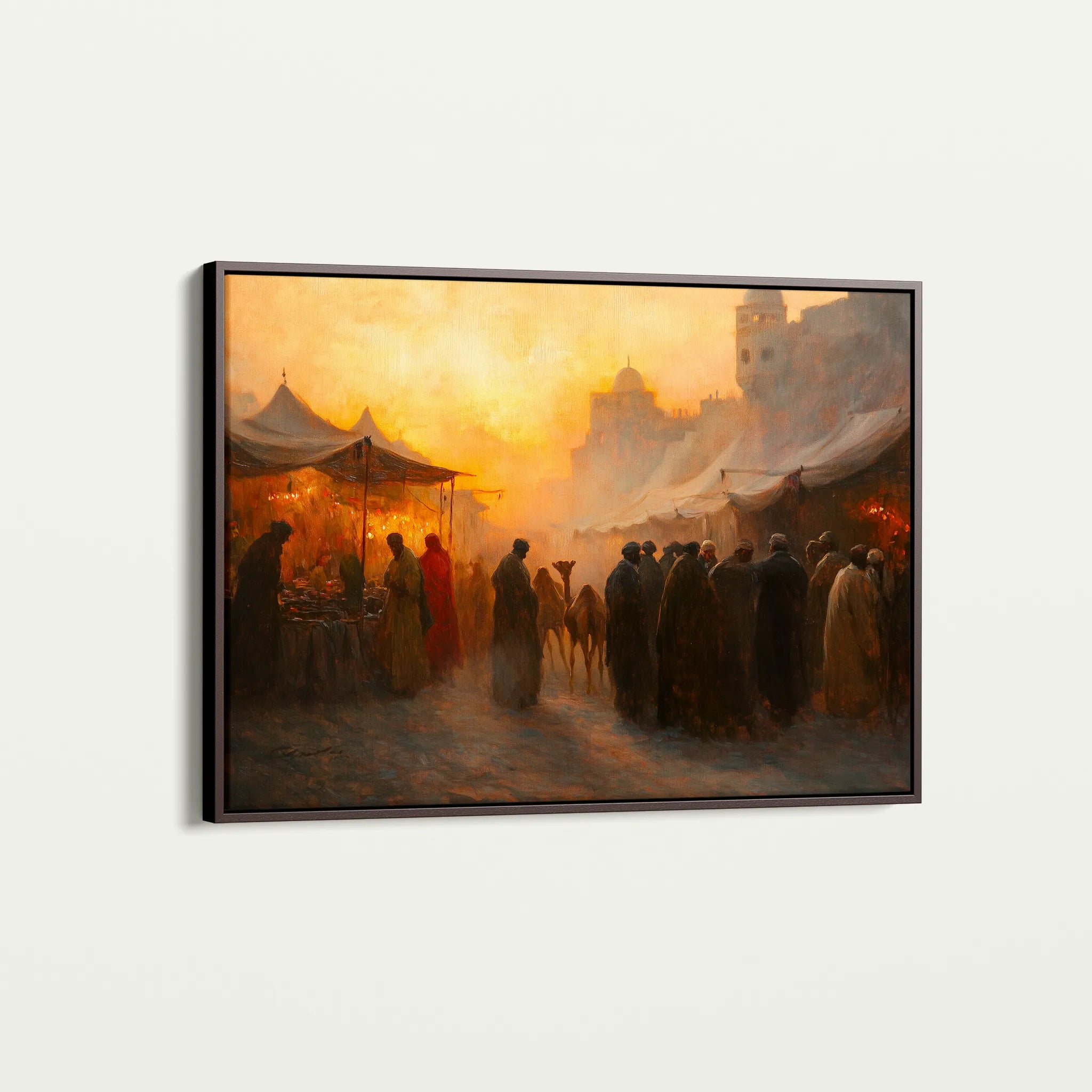 Orientalist 021 Canvas Art 18" x 24" / 45 x 60 cm / Black