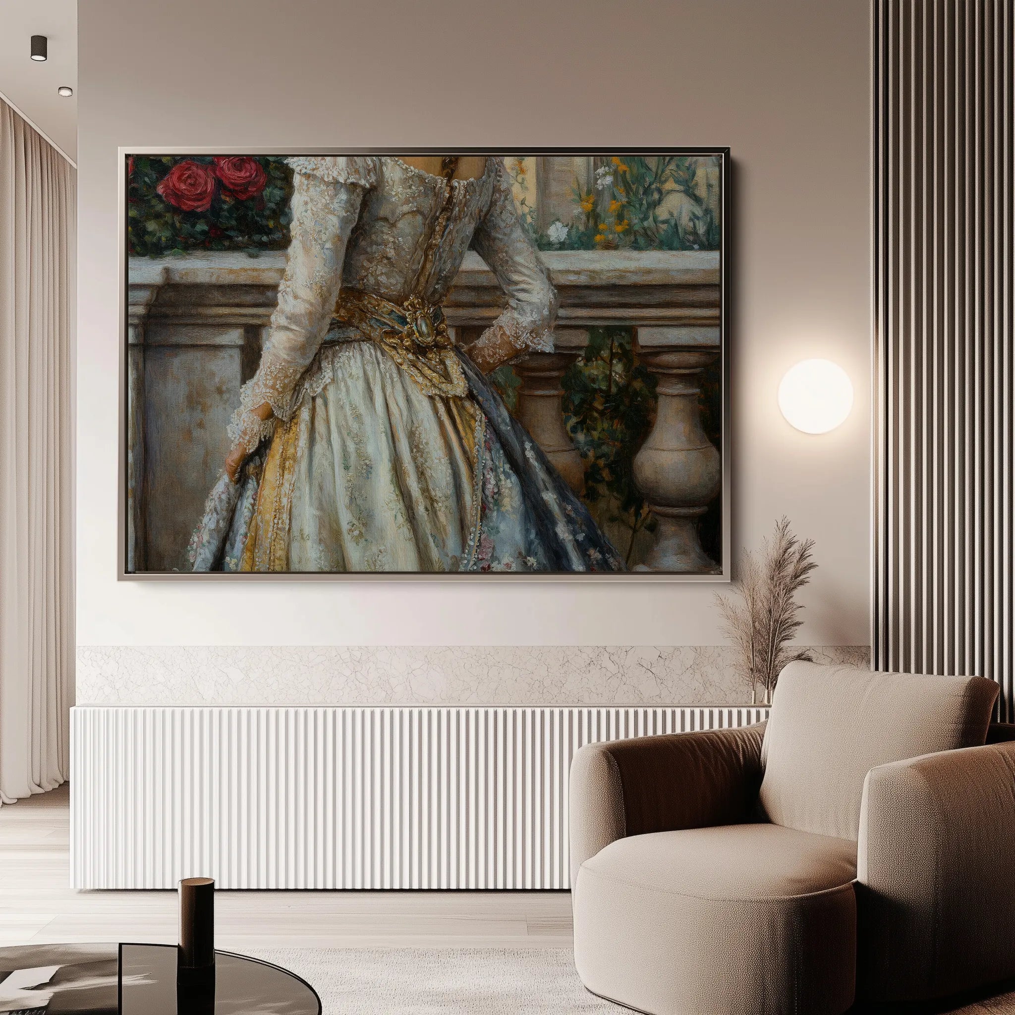 Classic 022 Canvas Art 18" x 24" / 45 x 60 cm / Black