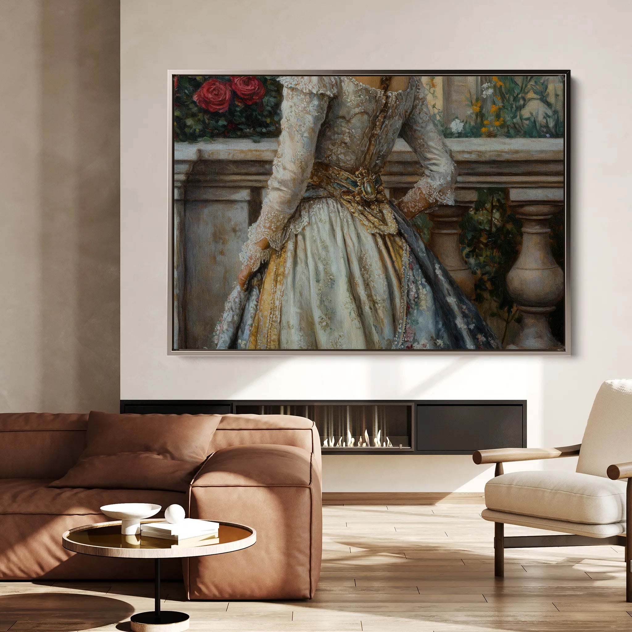 Classic 022 Canvas Art 18" x 24" / 45 x 60 cm / Black