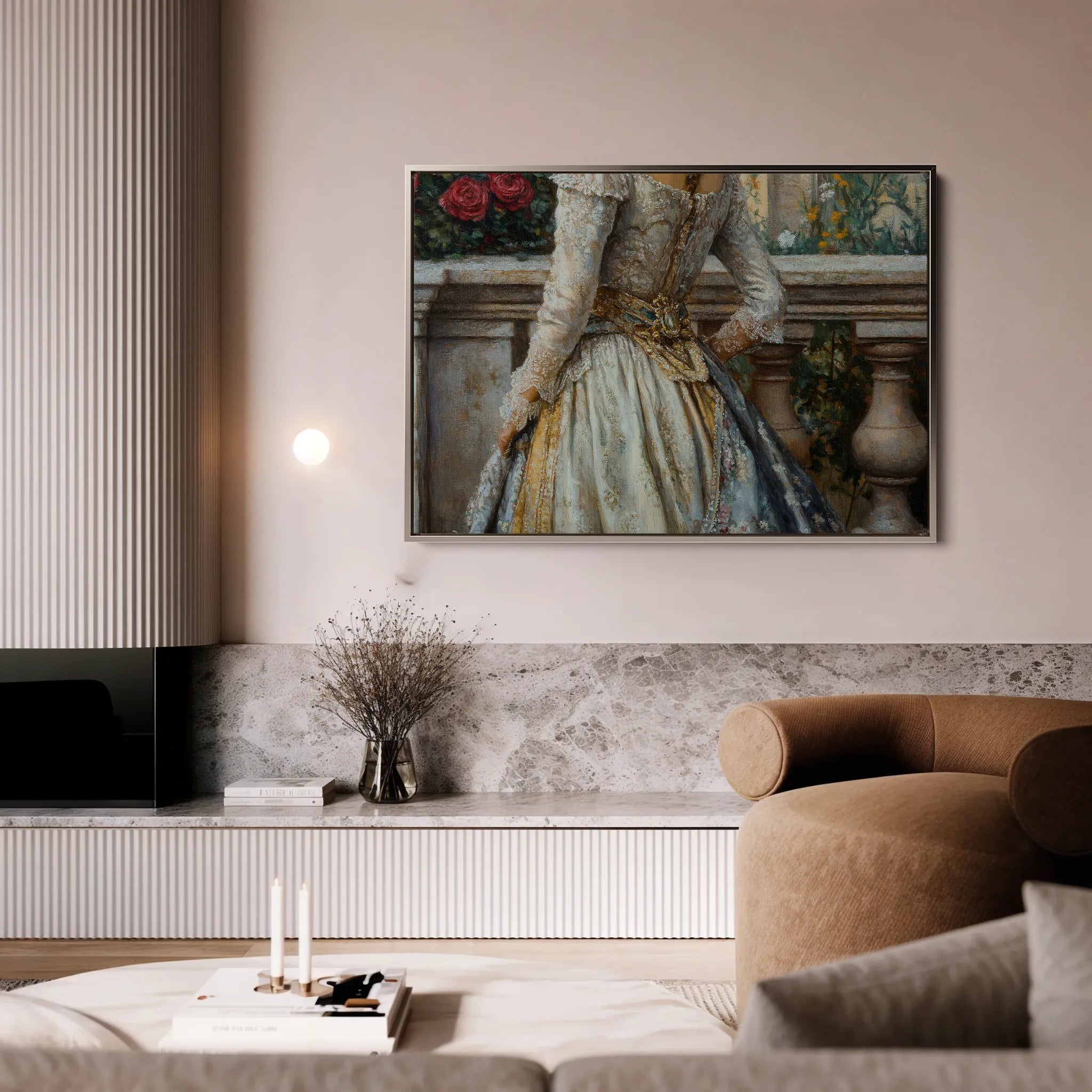 Classic 022 Canvas Art 18" x 24" / 45 x 60 cm / Black
