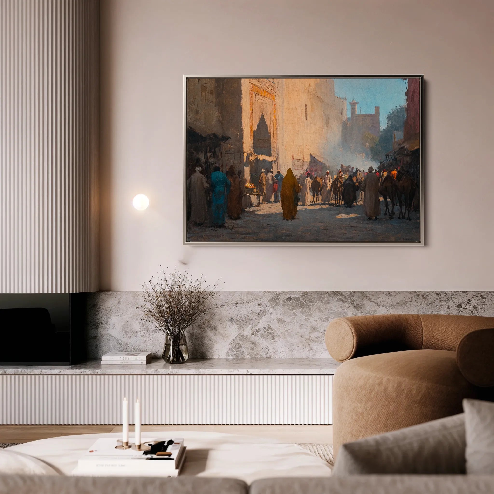 Orientalist 022 Canvas Art 18" x 24" / 45 x 60 cm / Black