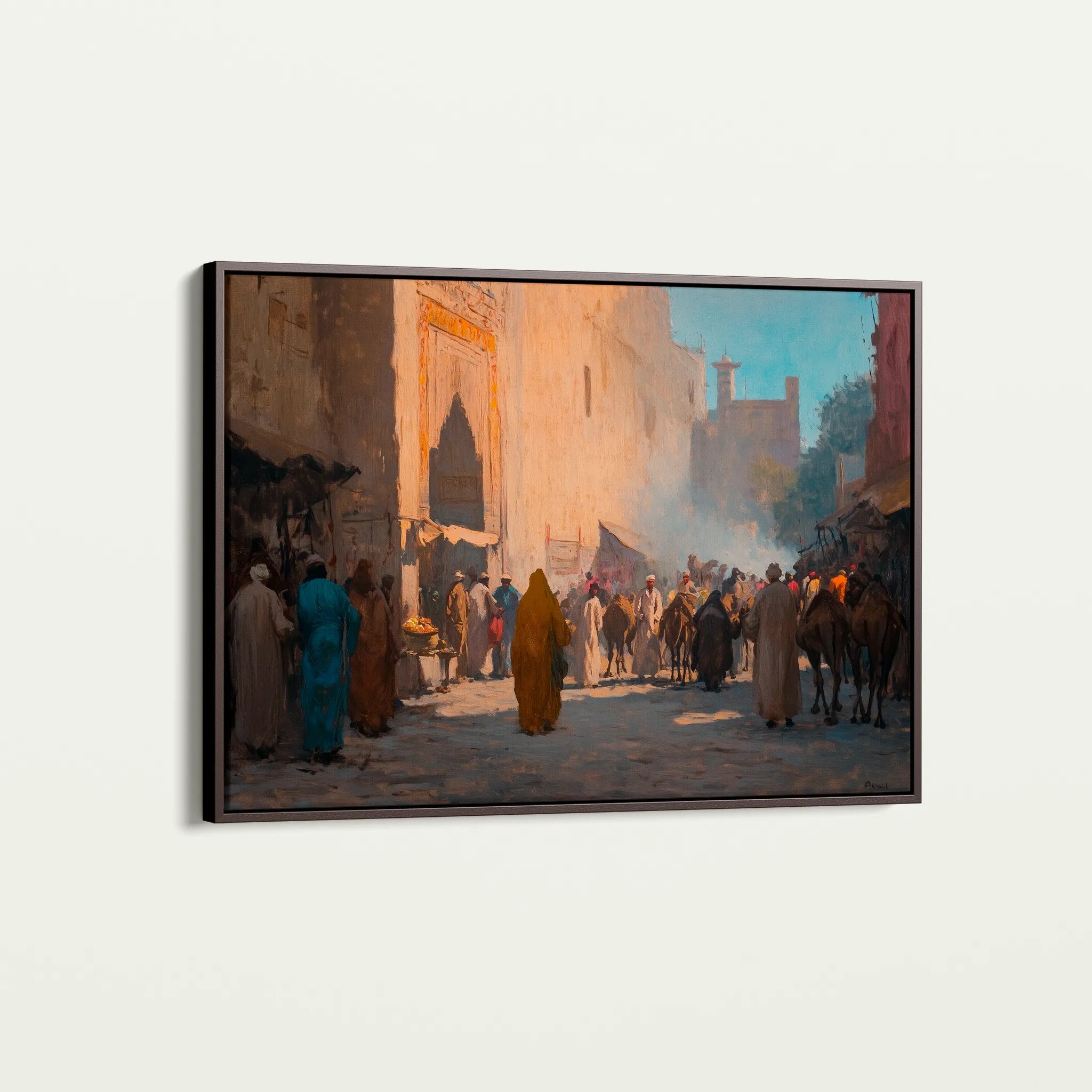 Orientalist 022 Canvas Art 18" x 24" / 45 x 60 cm / Black