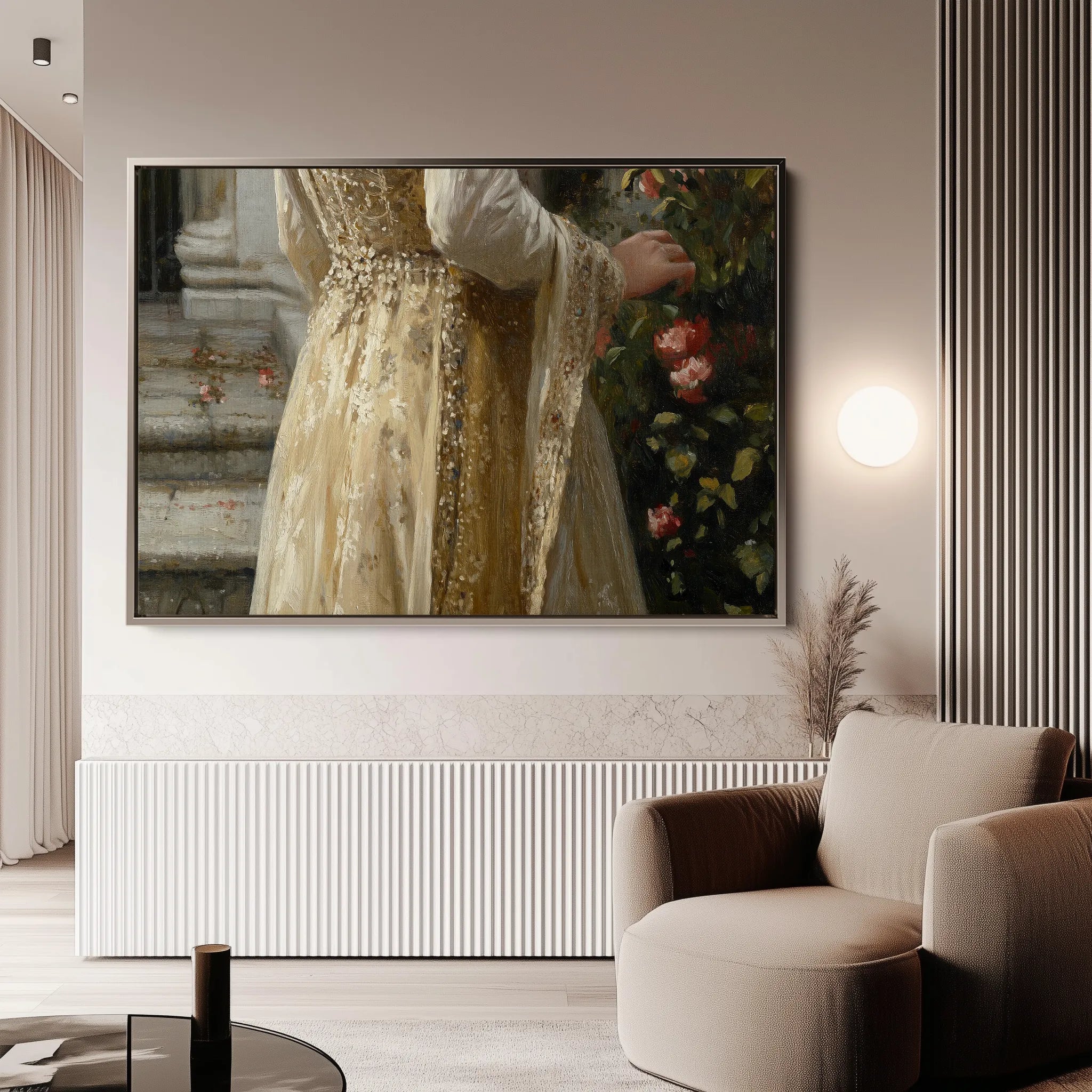 Classic 023 Canvas Art 18" x 24" / 45 x 60 cm / Black
