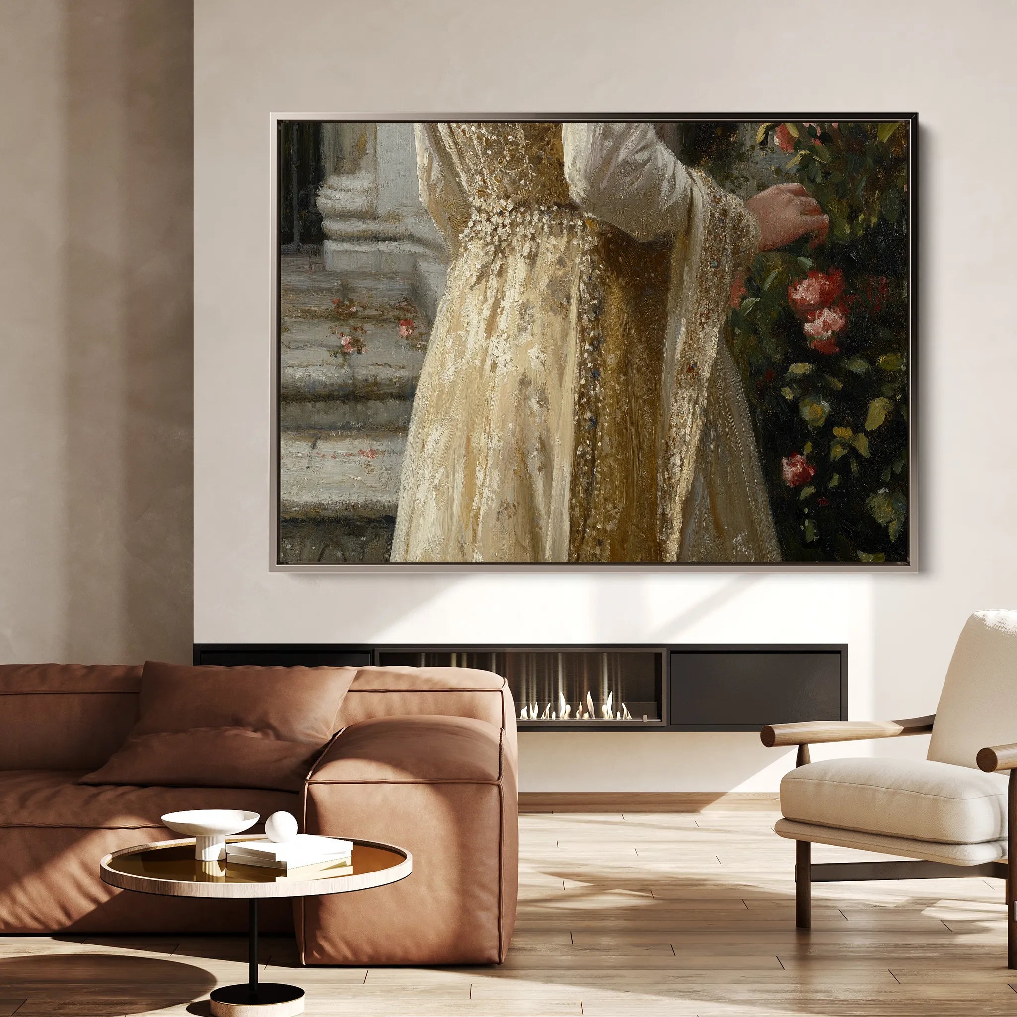 Classic 023 Canvas Art 18" x 24" / 45 x 60 cm / Black