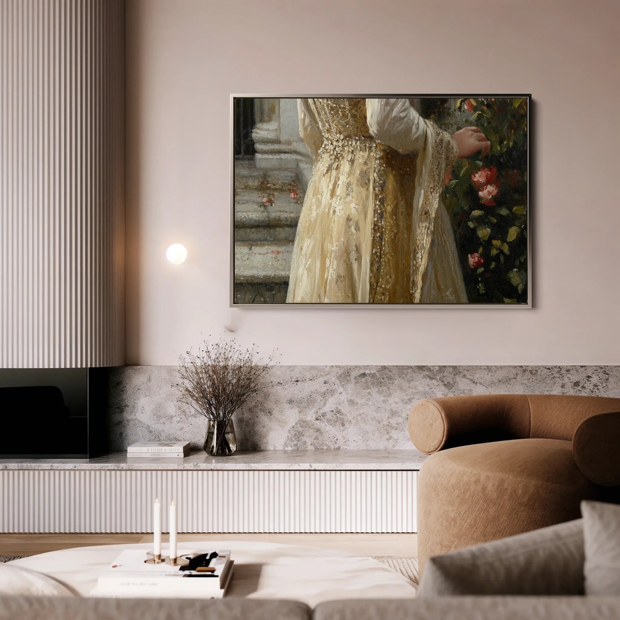 Classic 023 Canvas Art 18" x 24" / 45 x 60 cm / Black
