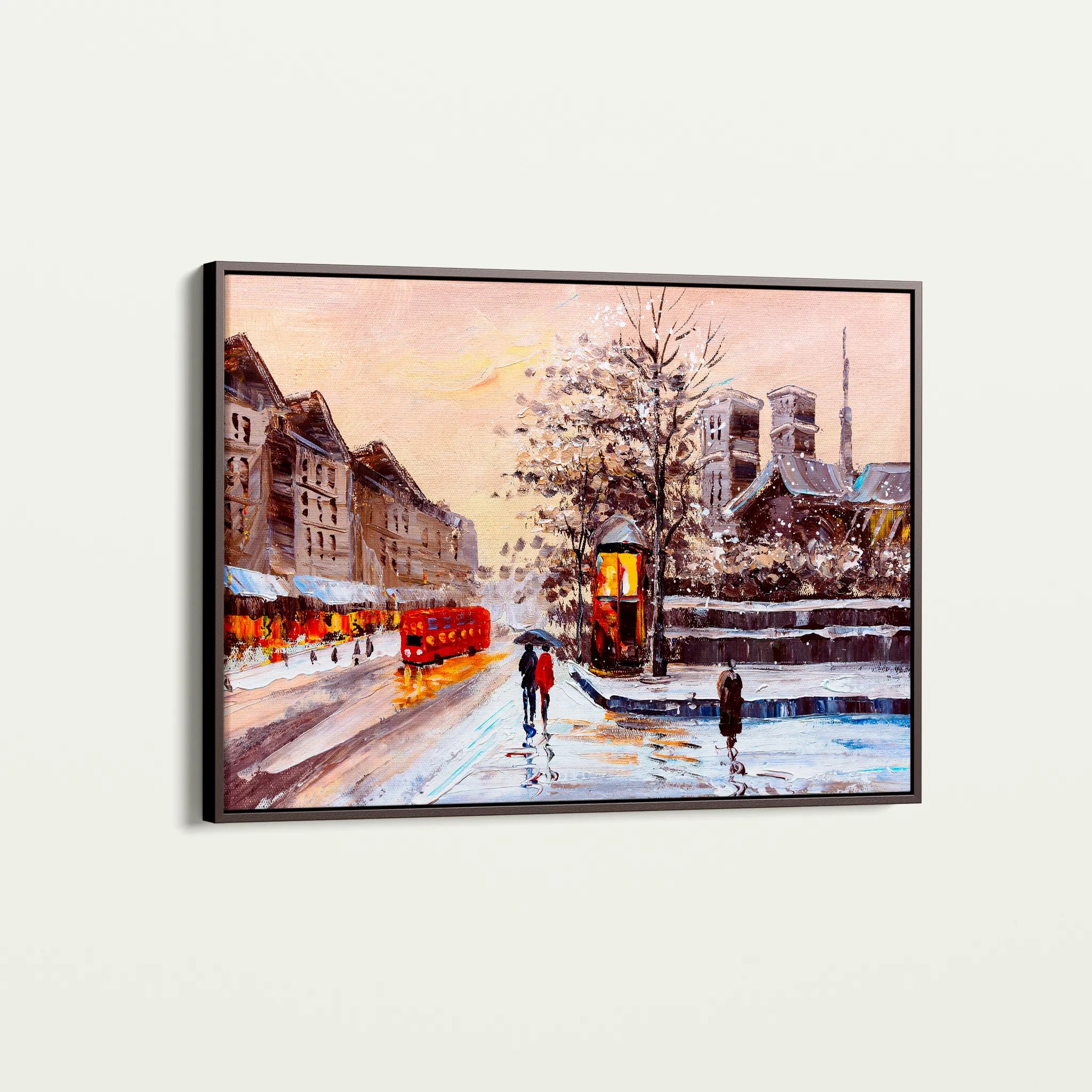 Landscape 023 Canvas Art 18" x 24" / 45 x 60 cm / Black