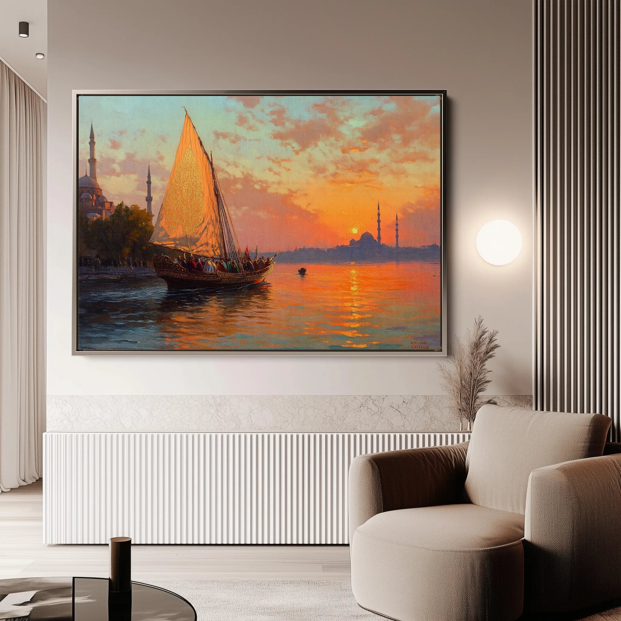 Orientalist 023 Canvas Art 18" x 24" / 45 x 60 cm / Black