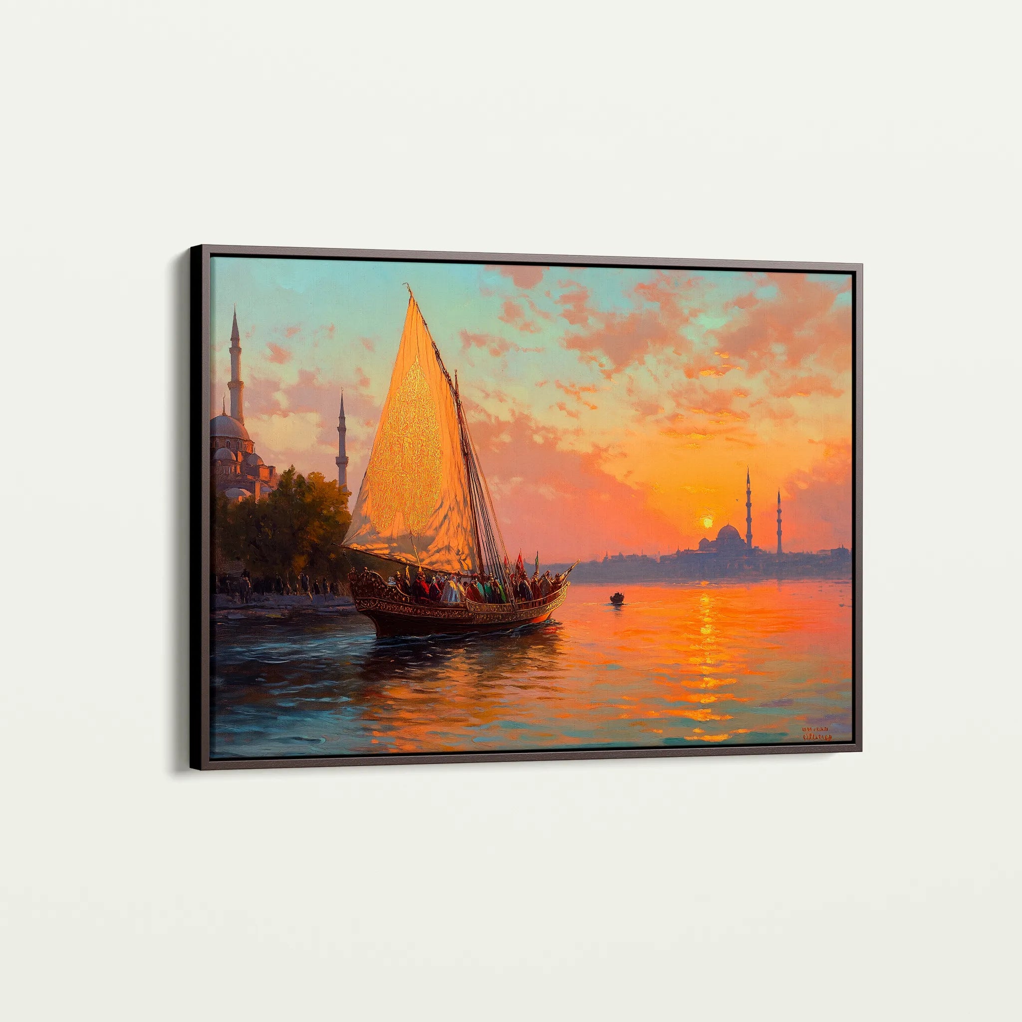 Orientalist 023 Canvas Art 18" x 24" / 45 x 60 cm / Black
