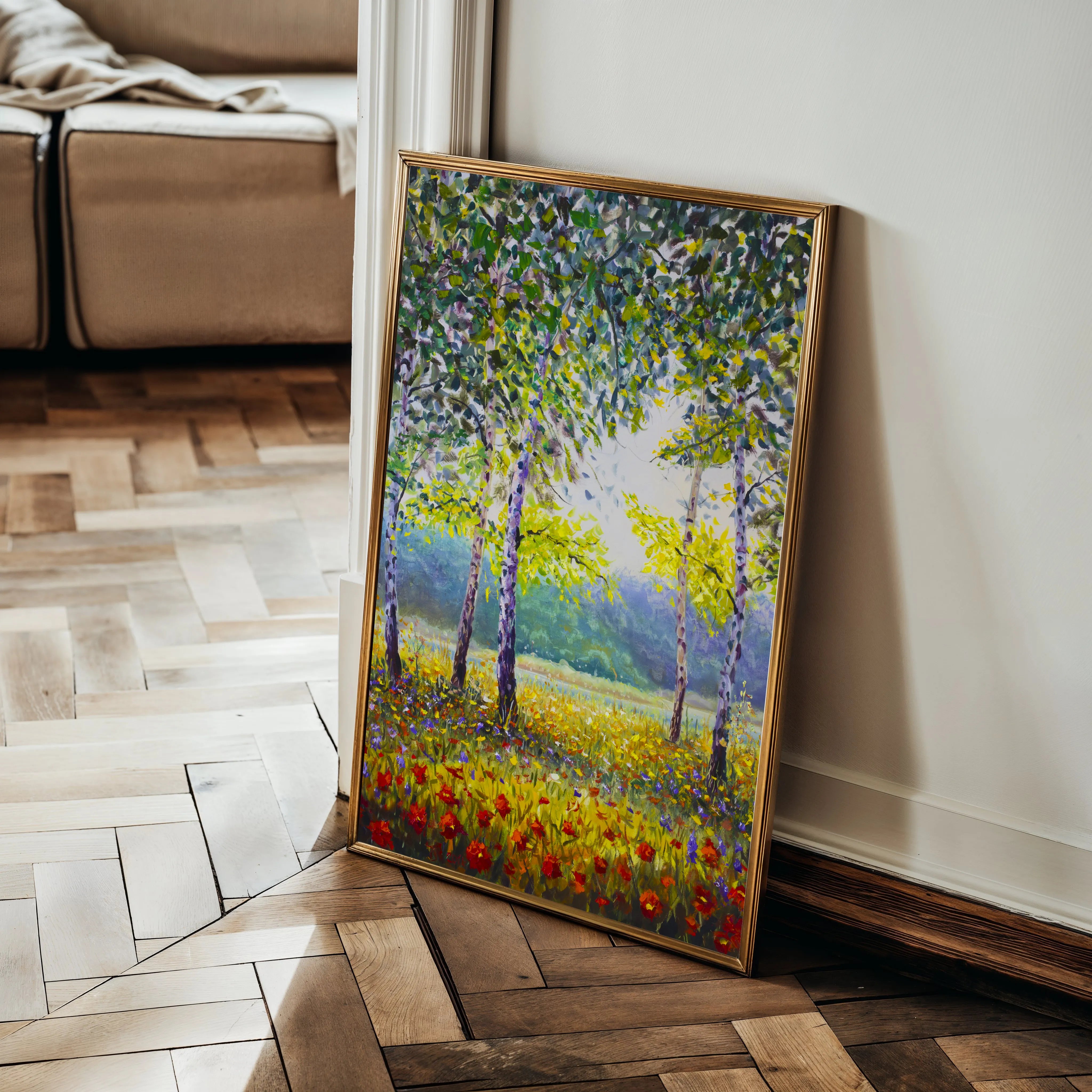 Landscape 024 Canvas Art 18" x 24" / 45 x 60 cm / Black