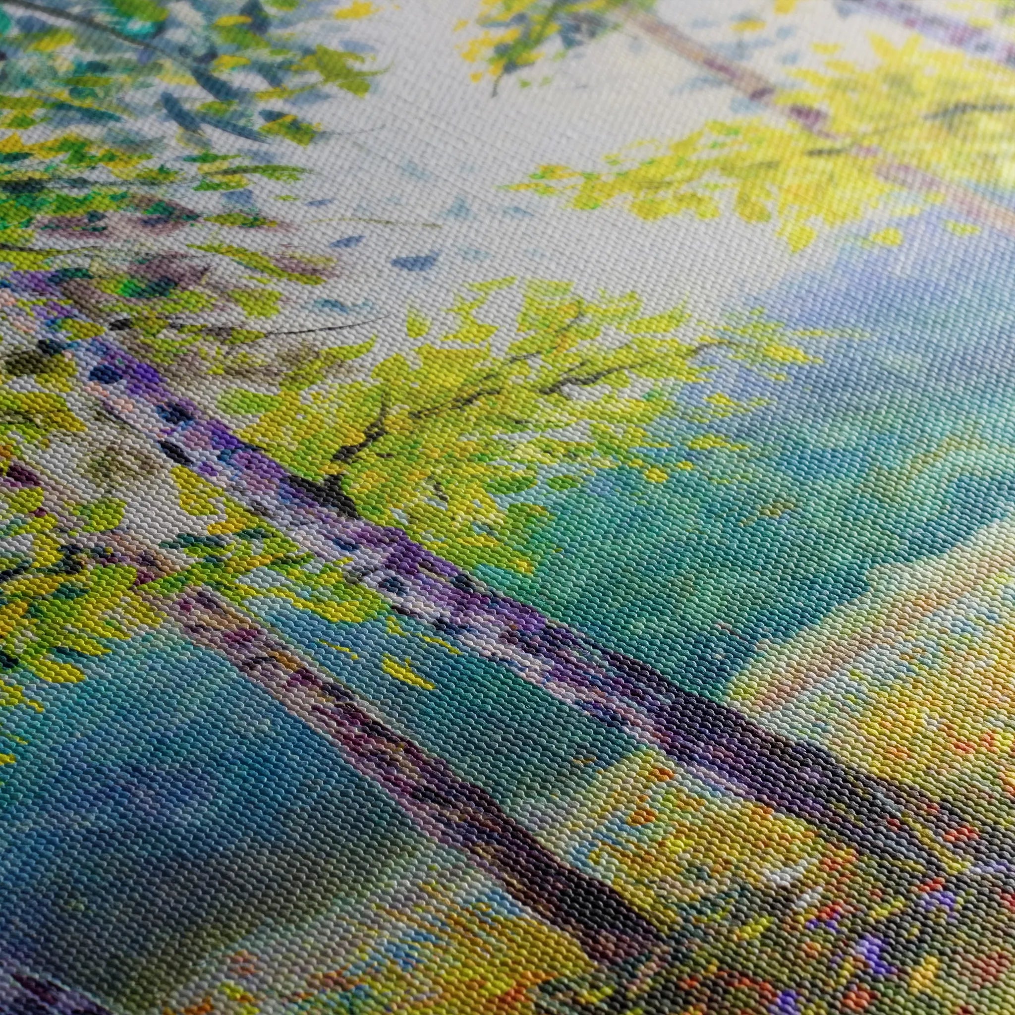Landscape 024 Canvas Art 18" x 24" / 45 x 60 cm / Black