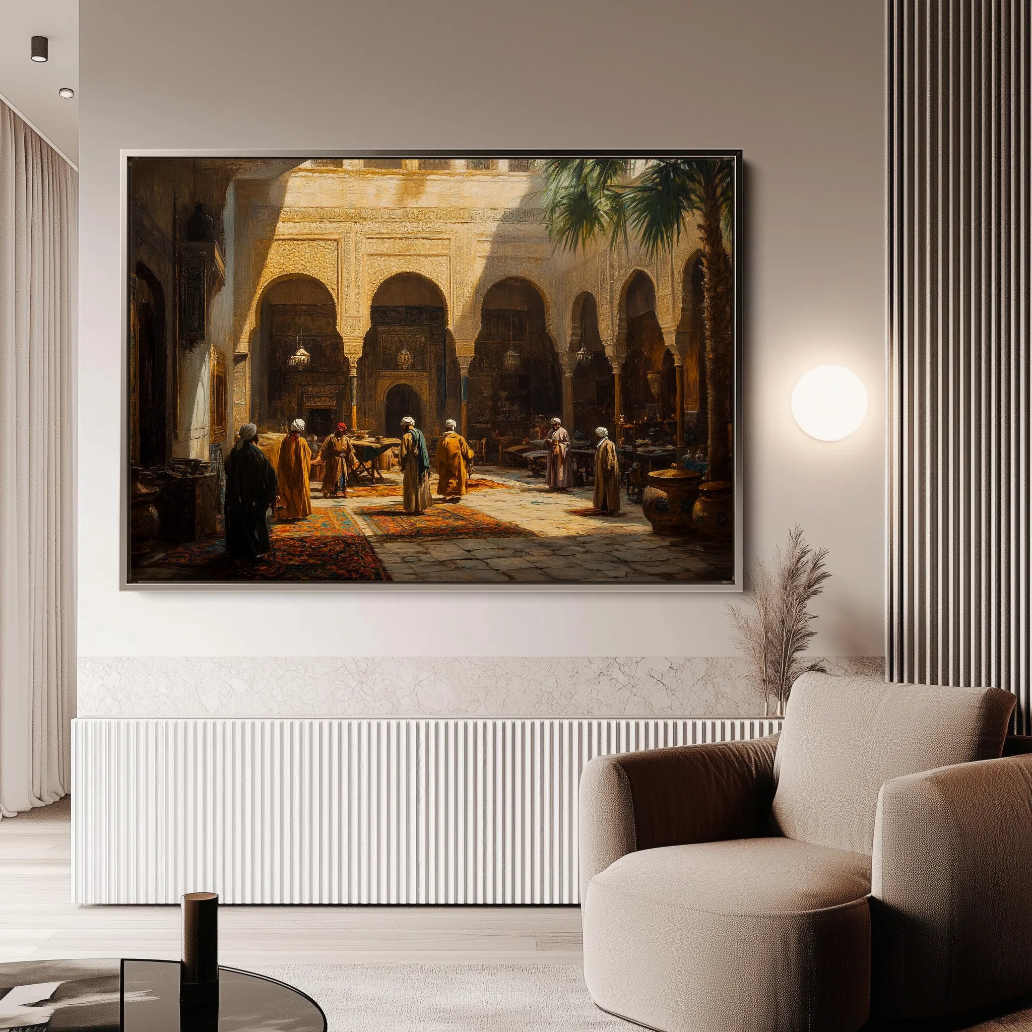Orientalist 024 Canvas Art 18" x 24" / 45 x 60 cm / Black