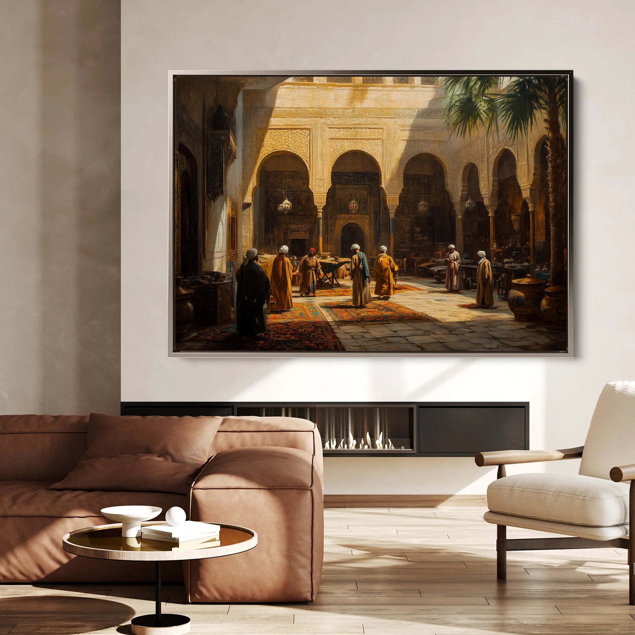 Orientalist 024 Canvas Art 18" x 24" / 45 x 60 cm / Black