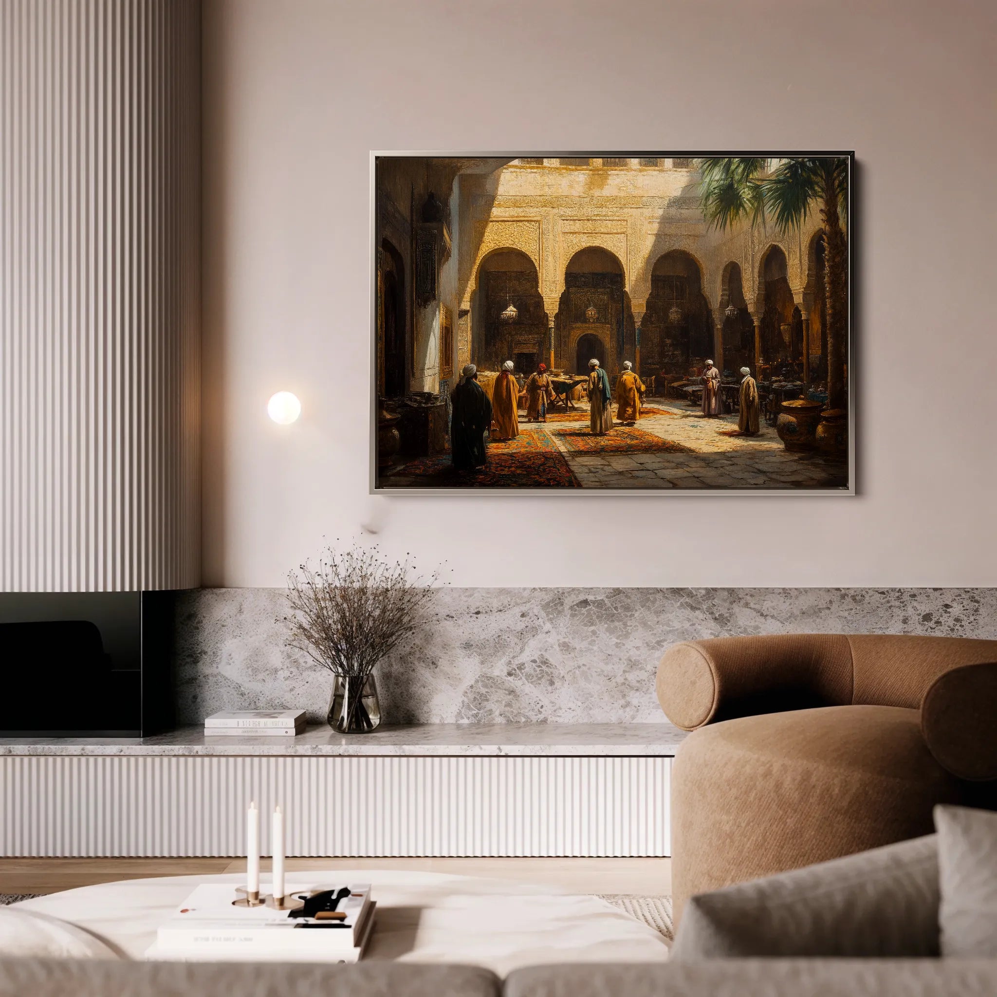 Orientalist 024 Canvas Art 18" x 24" / 45 x 60 cm / Black