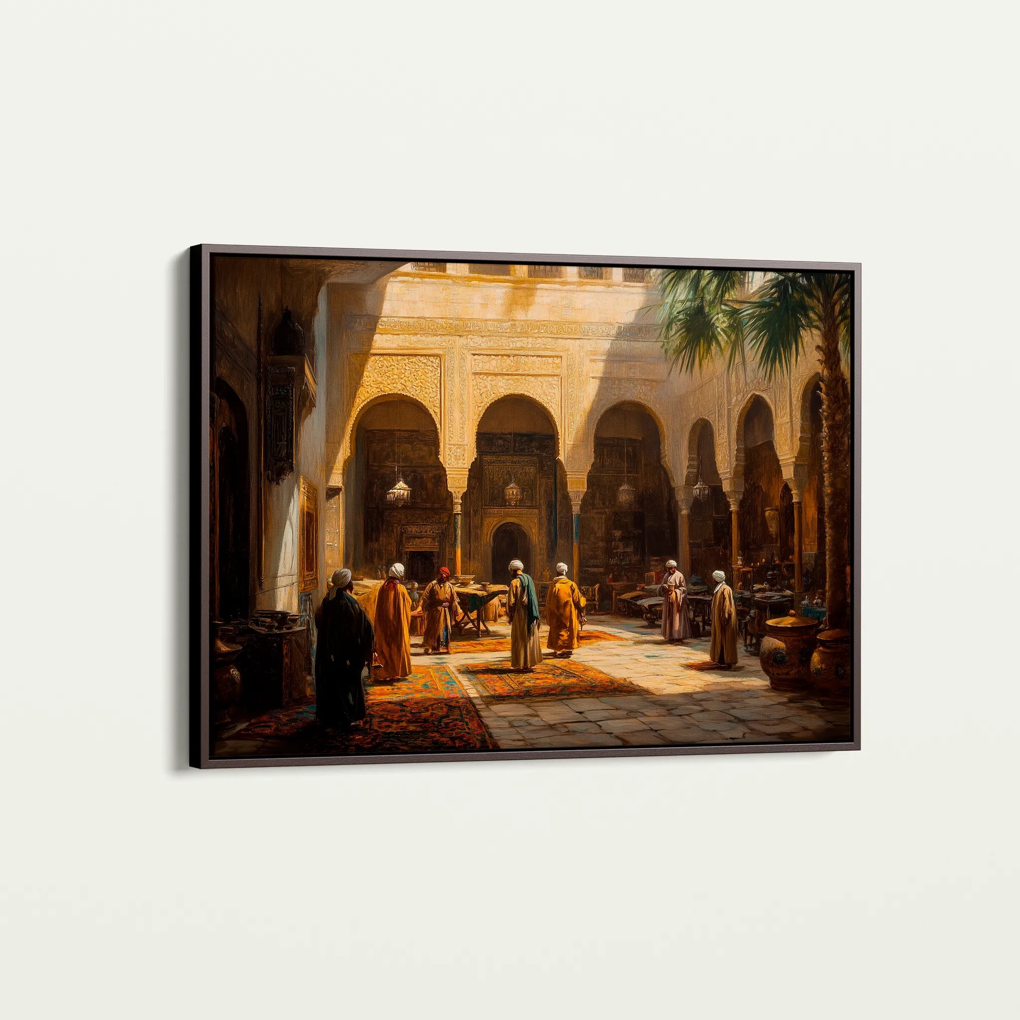 Orientalist 024 Canvas Art 18" x 24" / 45 x 60 cm / Black