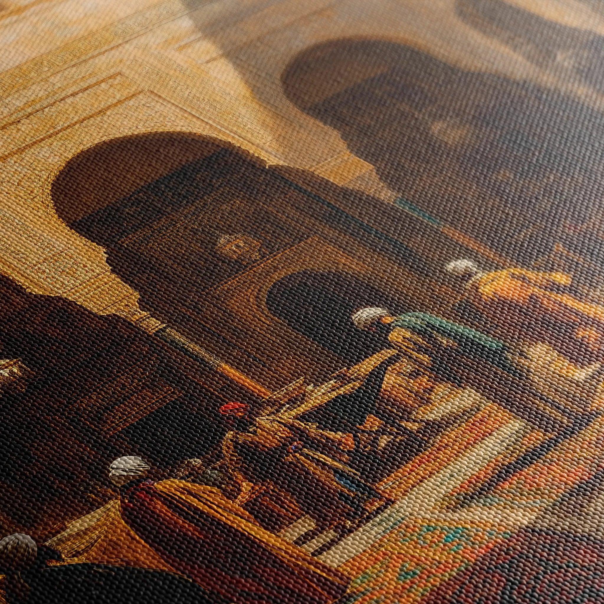 Orientalist 024 Canvas Art 18" x 24" / 45 x 60 cm / Black