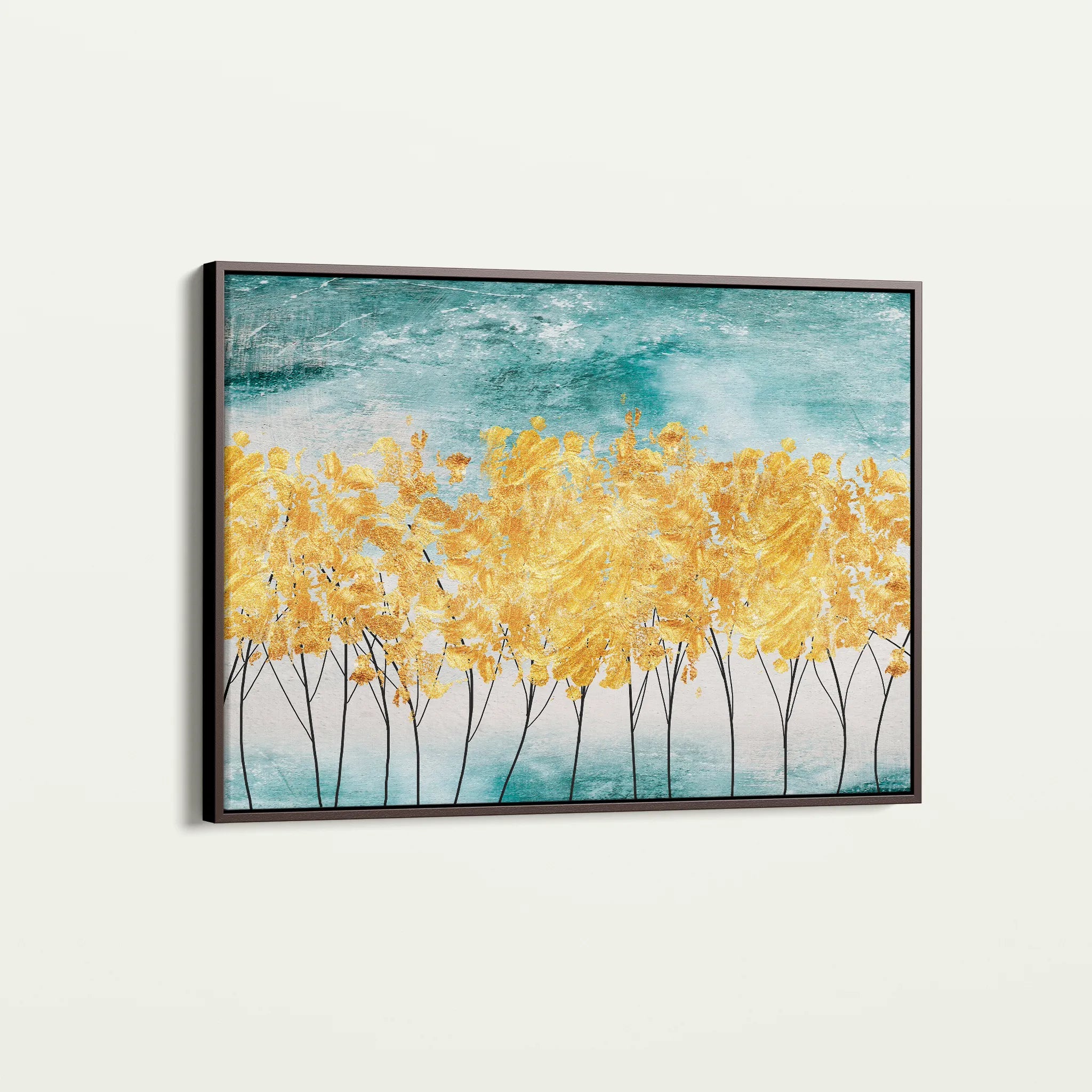 Abstract 025 Canvas Art 18" x 24" / 45 x 60 cm / Black