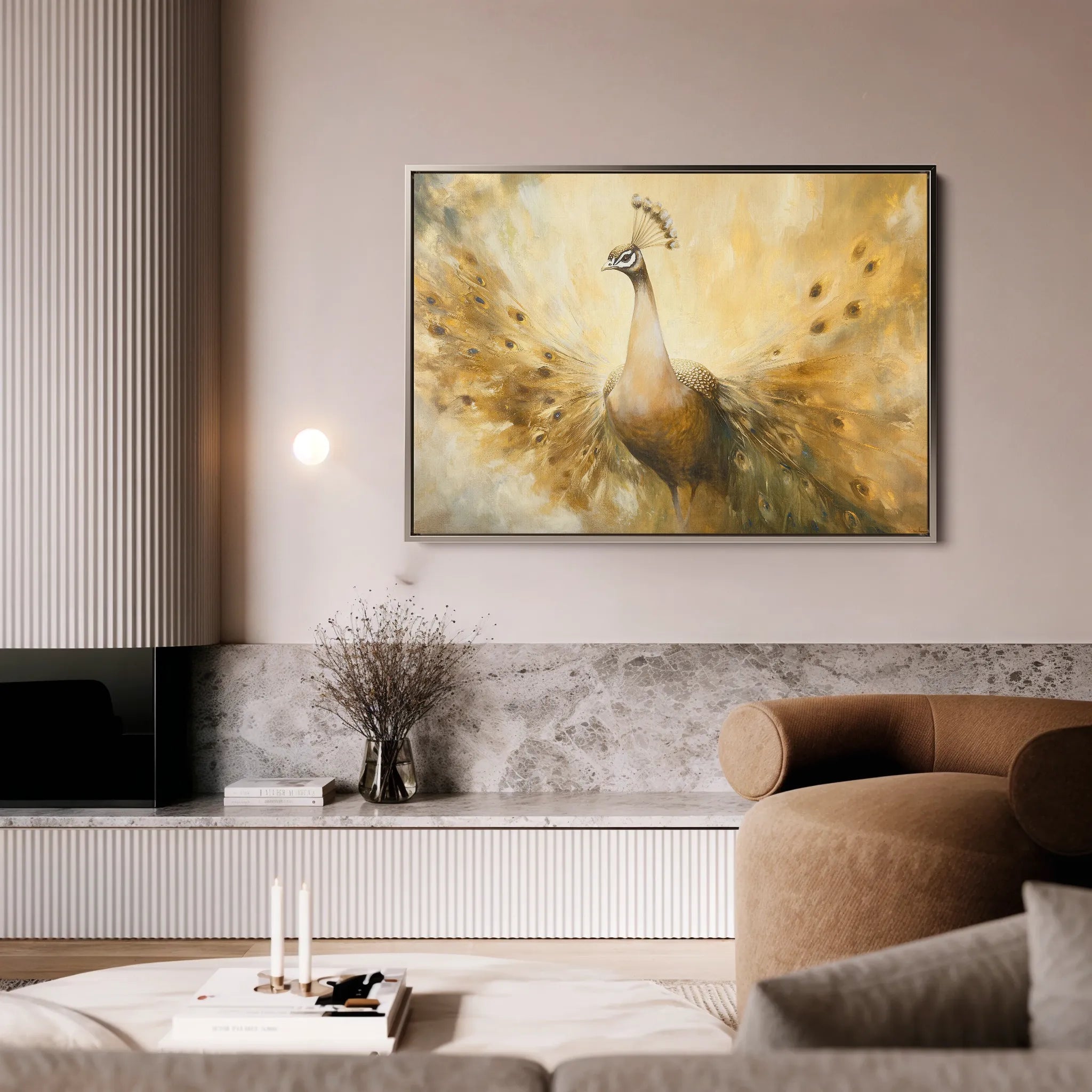 Animals 025 Canvas Art 18" x 24" / 45 x 60 cm / Black