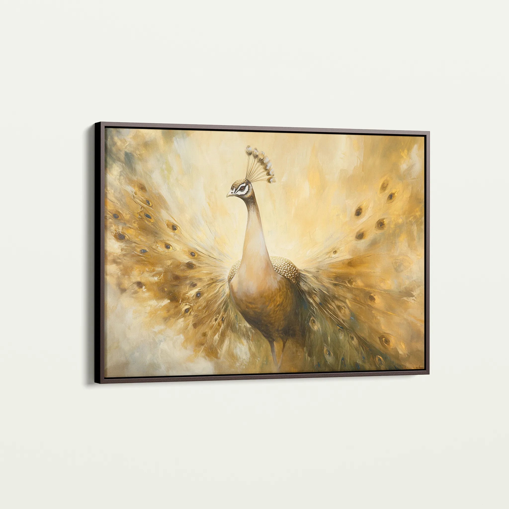 Animals 025 Canvas Art 18" x 24" / 45 x 60 cm / Black