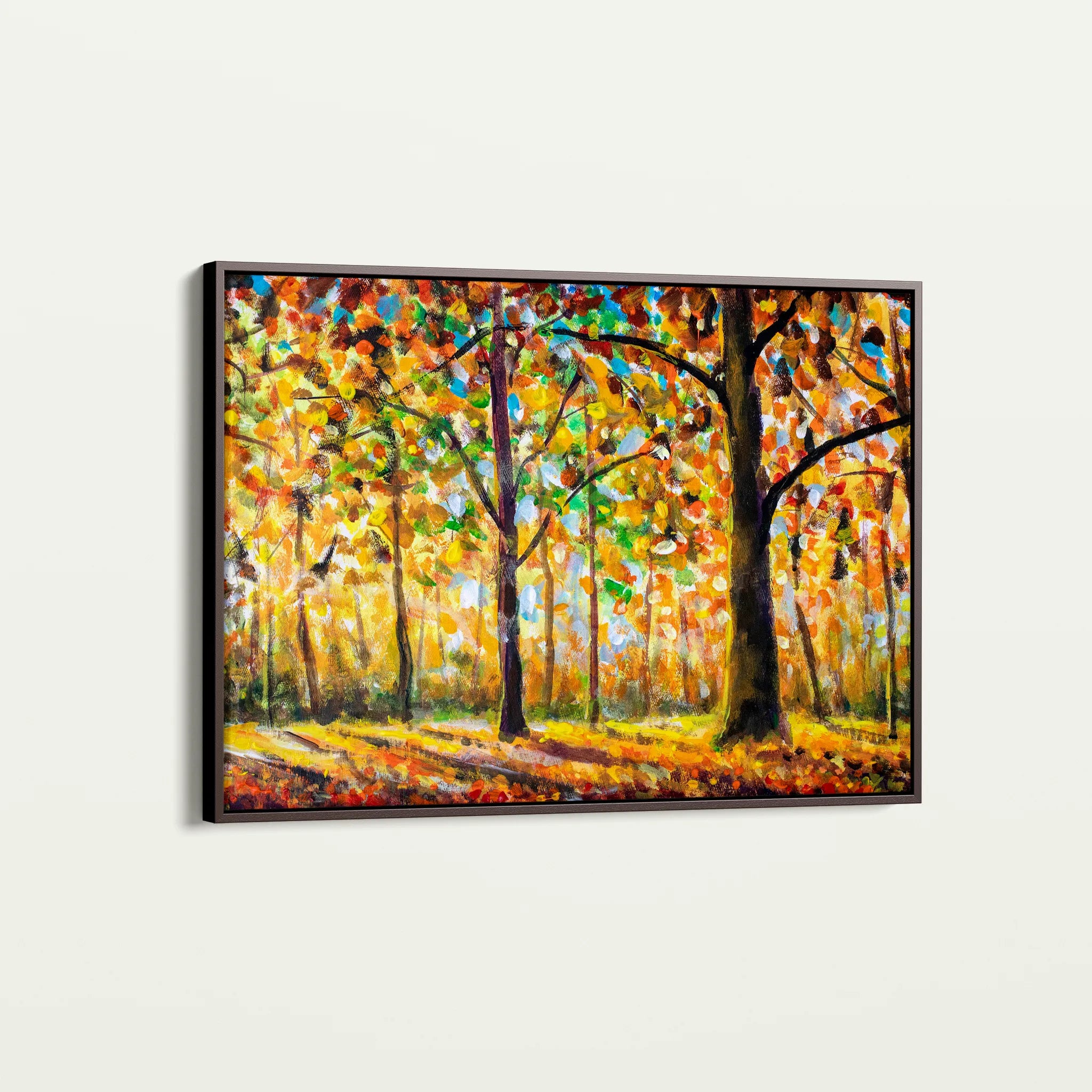 Landscape 025 Canvas Art 18" x 24" / 45 x 60 cm / Black