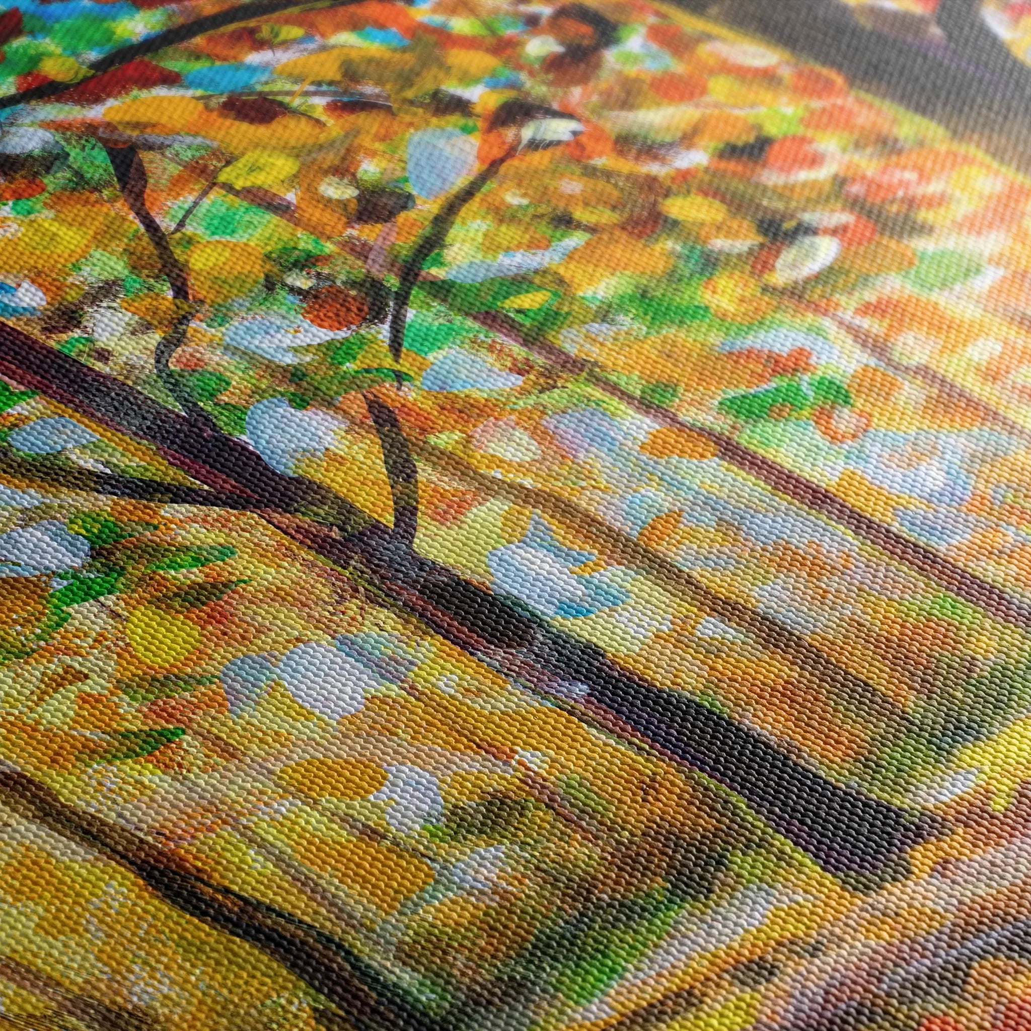Landscape 025 Canvas Art 18" x 24" / 45 x 60 cm / Black