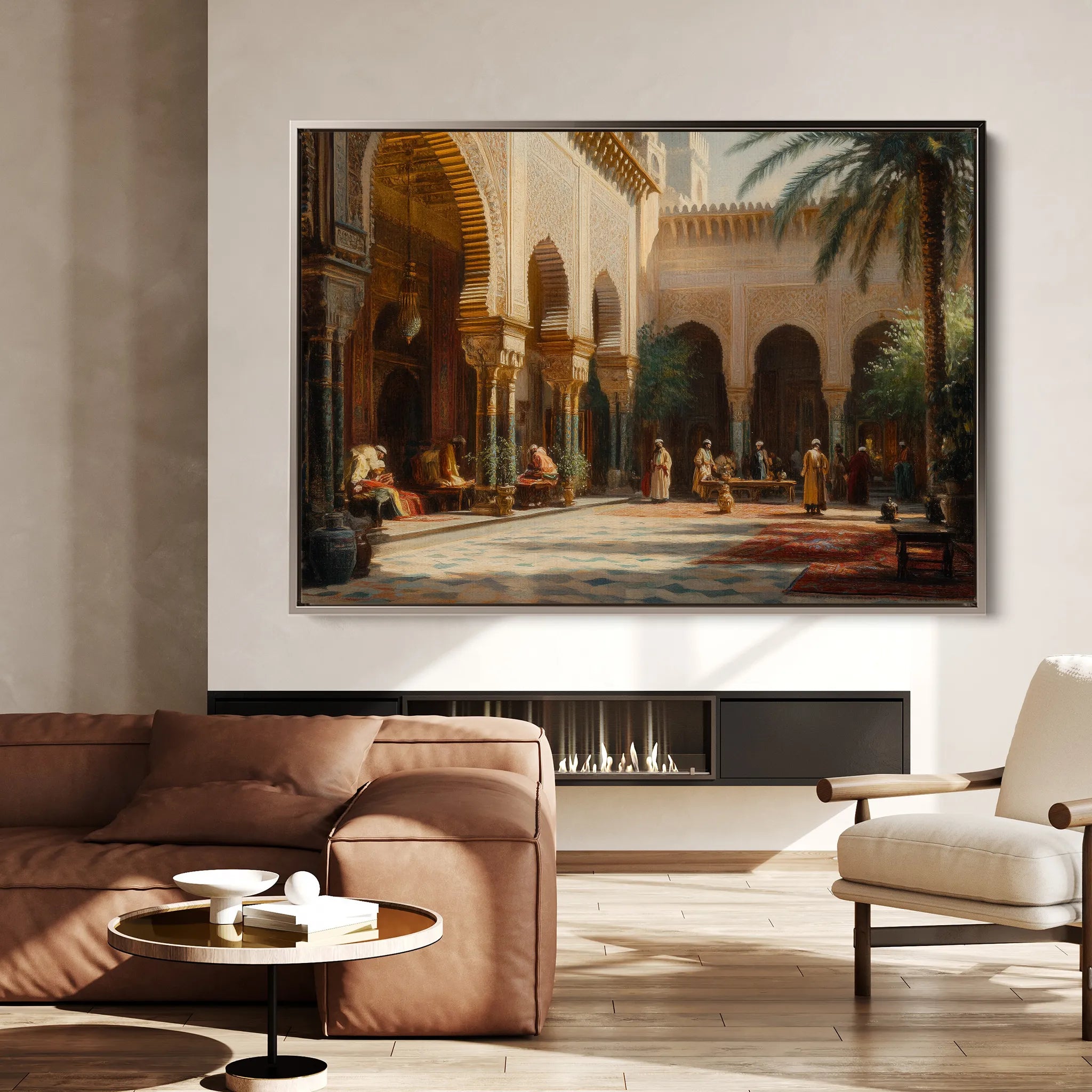 Orientalist 025 Canvas Art 18" x 24" / 45 x 60 cm / Black
