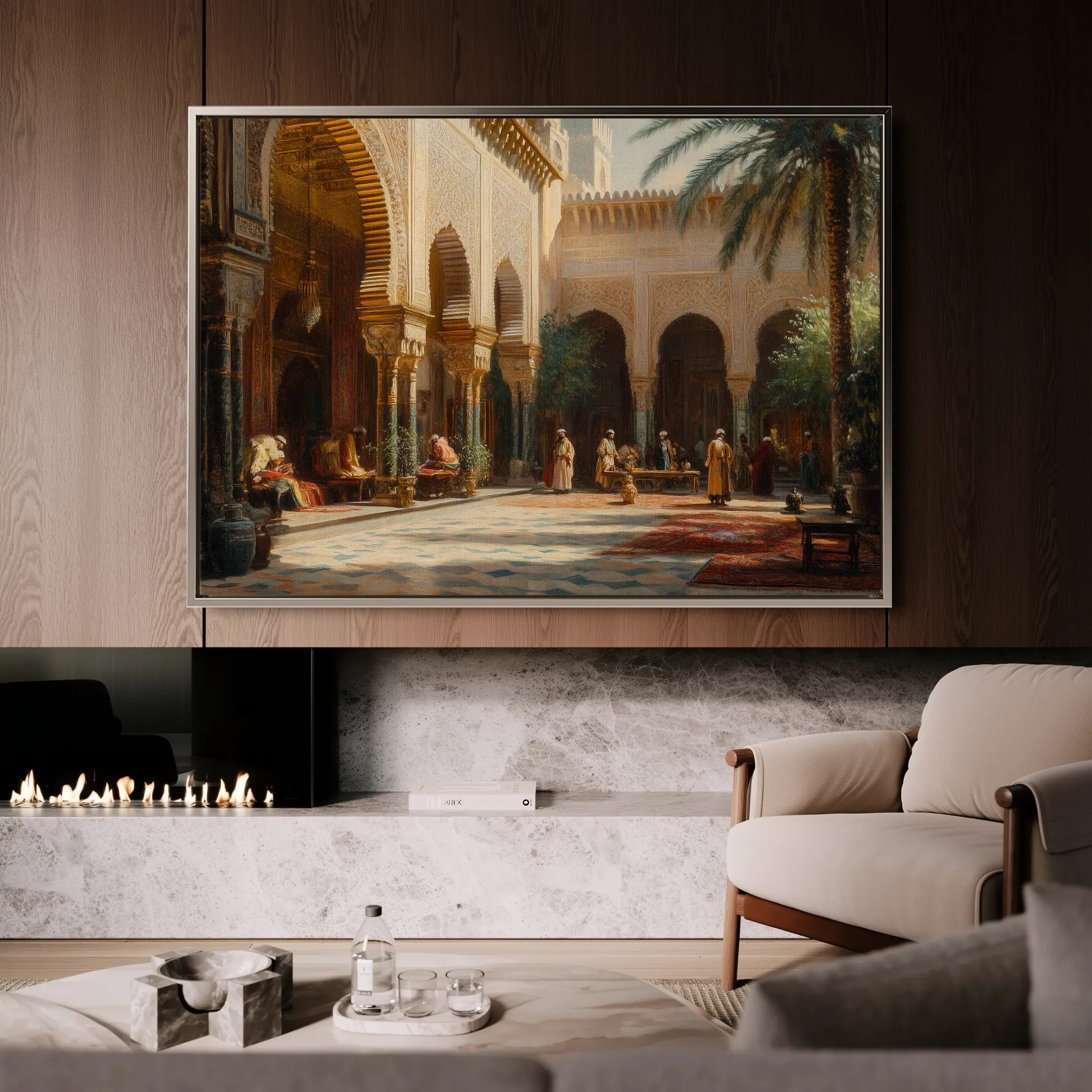Orientalist 025 Canvas Art 18" x 24" / 45 x 60 cm / Black