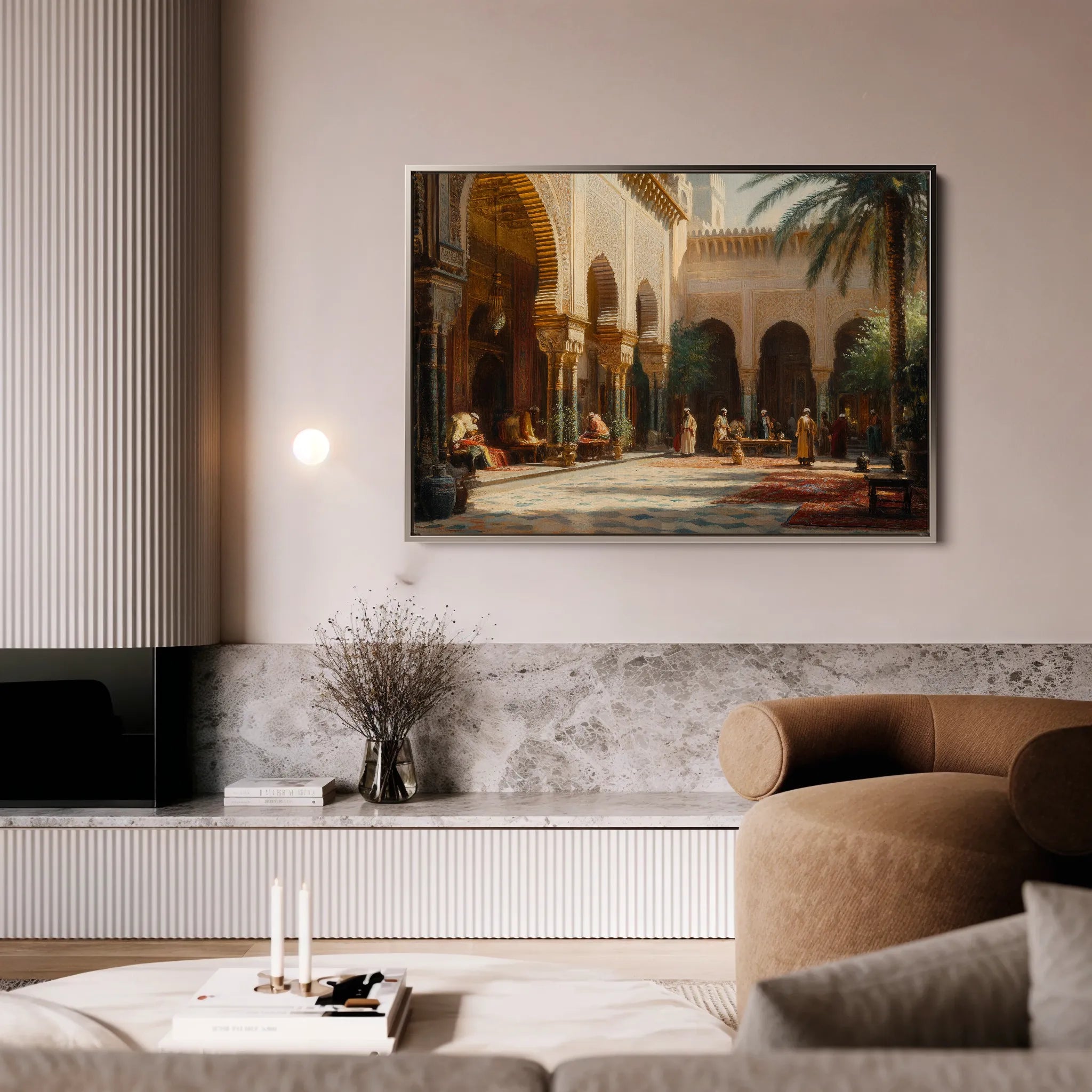 Orientalist 025 Canvas Art 18" x 24" / 45 x 60 cm / Black