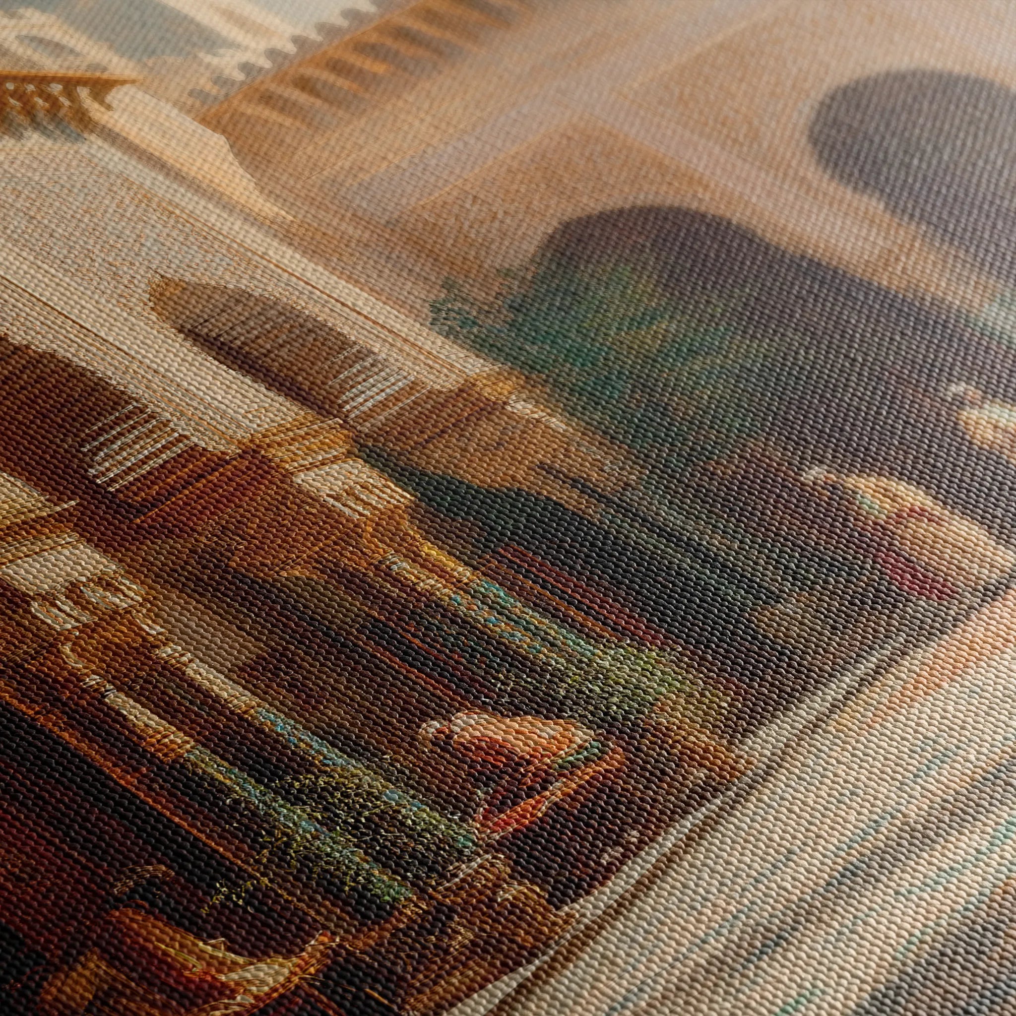 Orientalist 025 Canvas Art 18" x 24" / 45 x 60 cm / Black