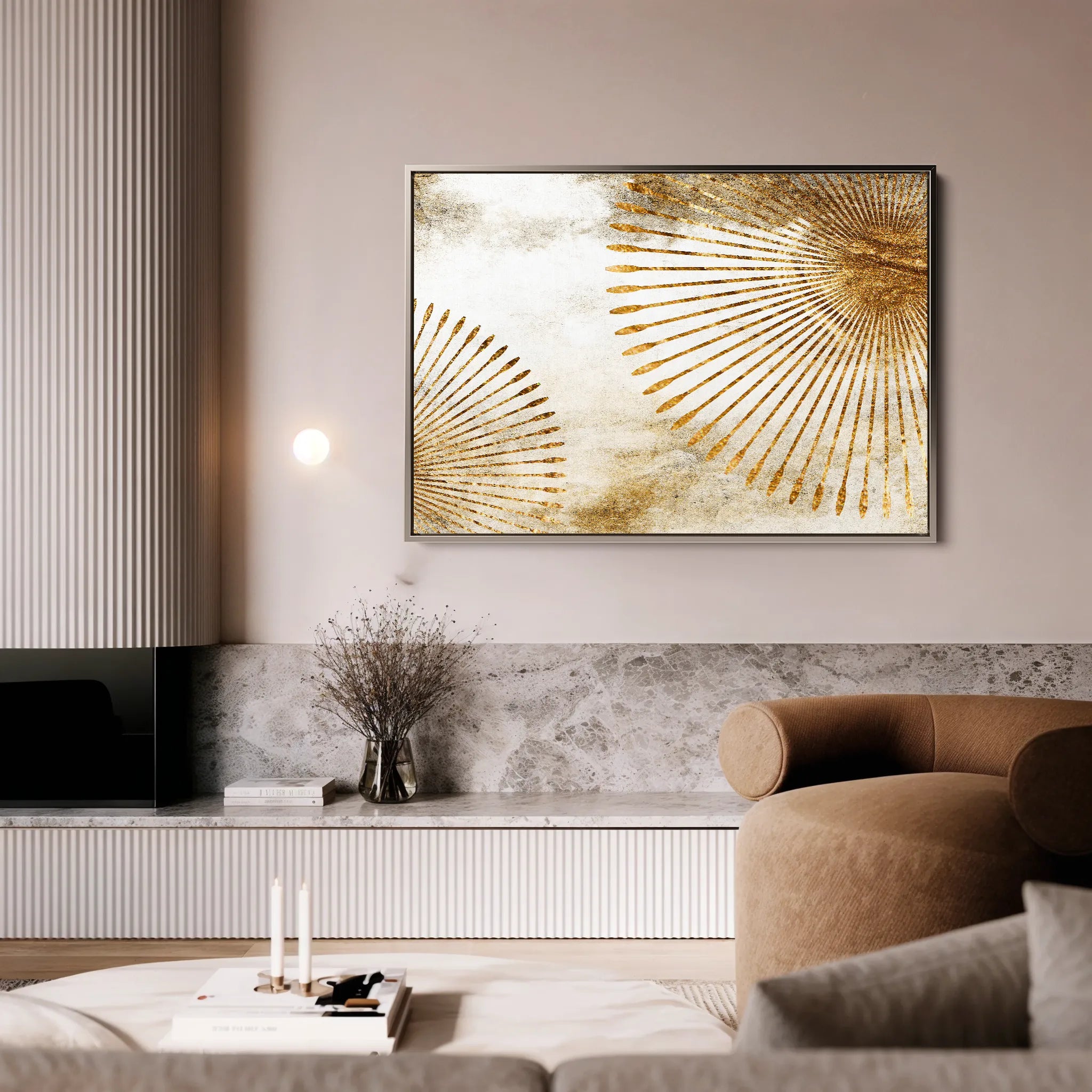 Abstract 026 Canvas Art 18" x 24" / 45 x 60 cm / Black