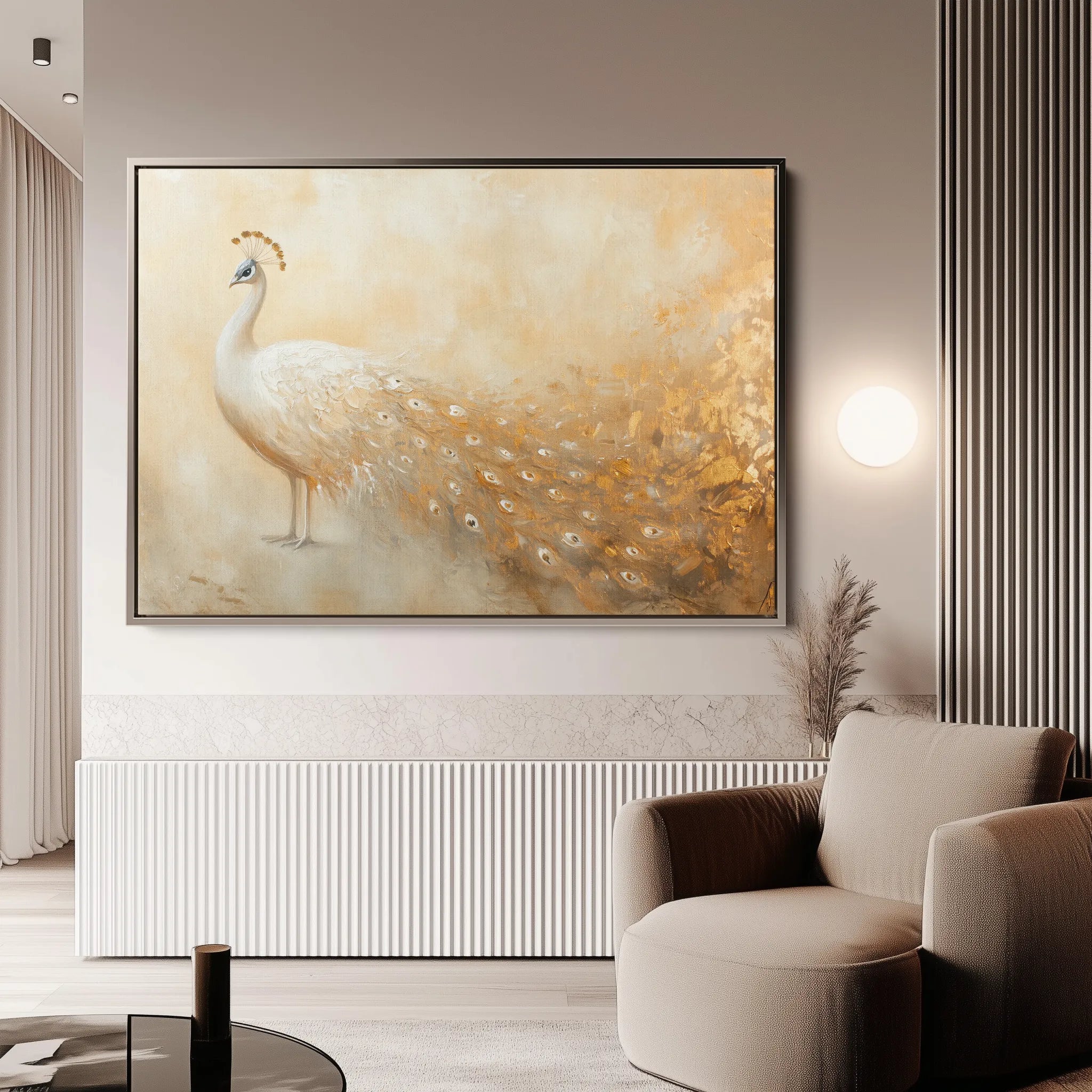 Animals 026 Canvas Art 18" x 24" / 45 x 60 cm / Black