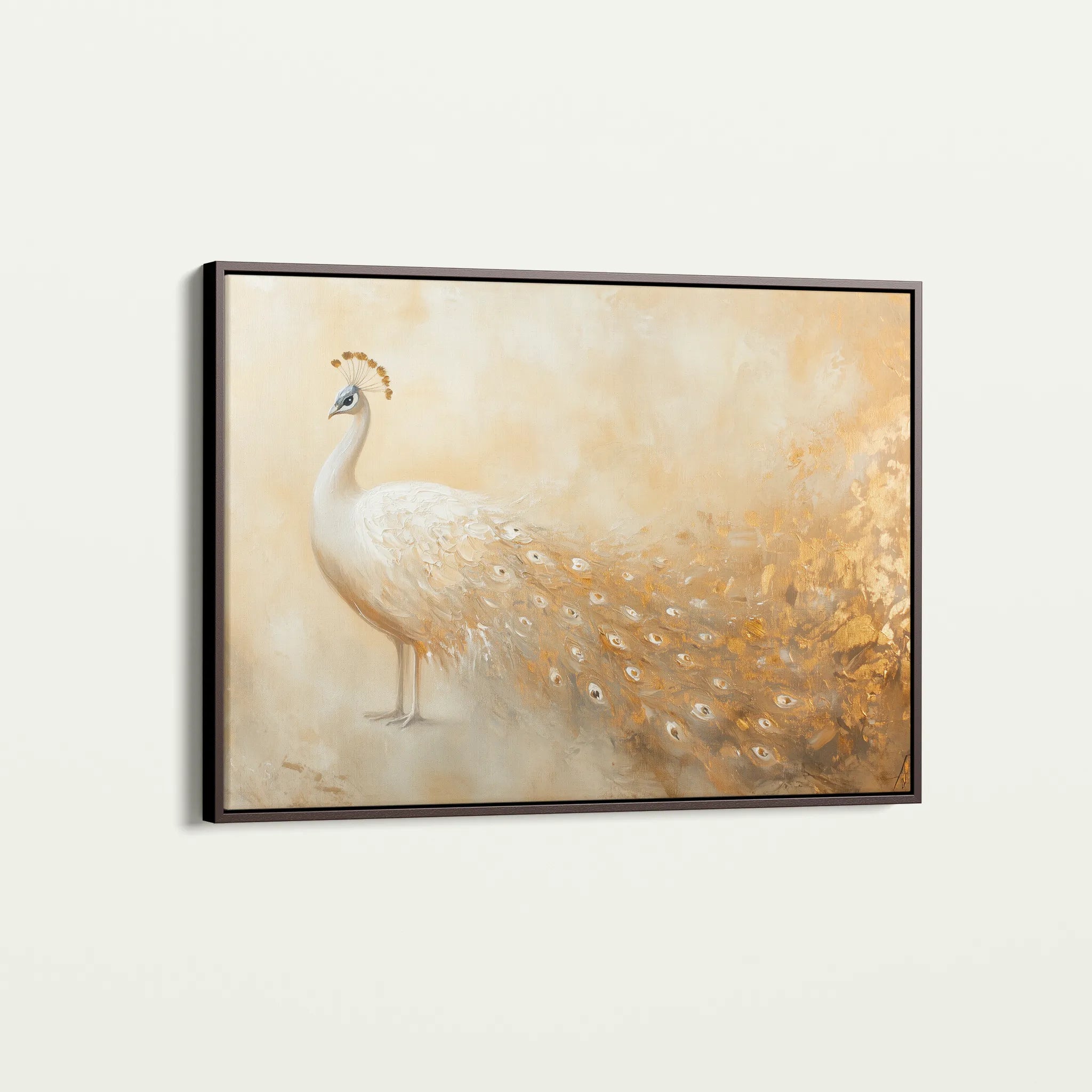 Animals 026 Canvas Art 18" x 24" / 45 x 60 cm / Black