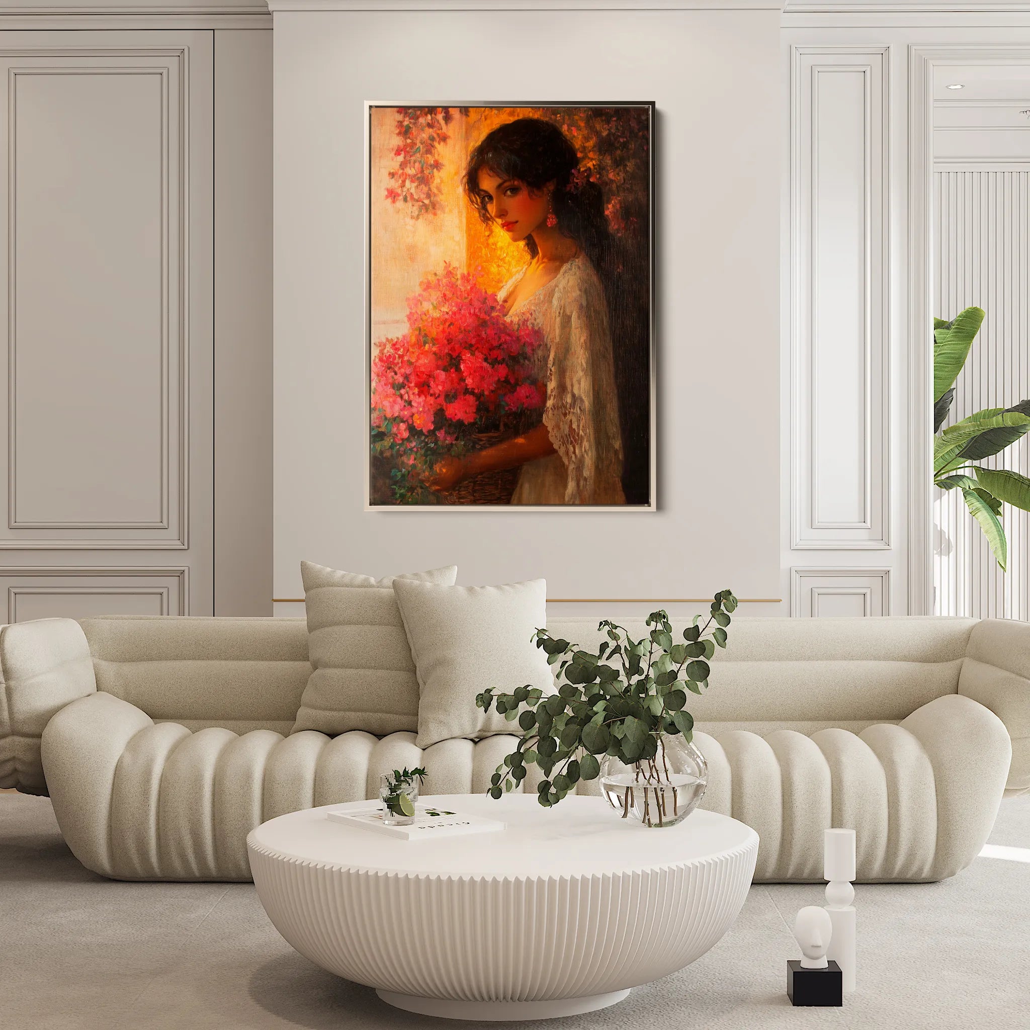 Classic 026 Canvas Art 18" x 24" / 45 x 60 cm / Black