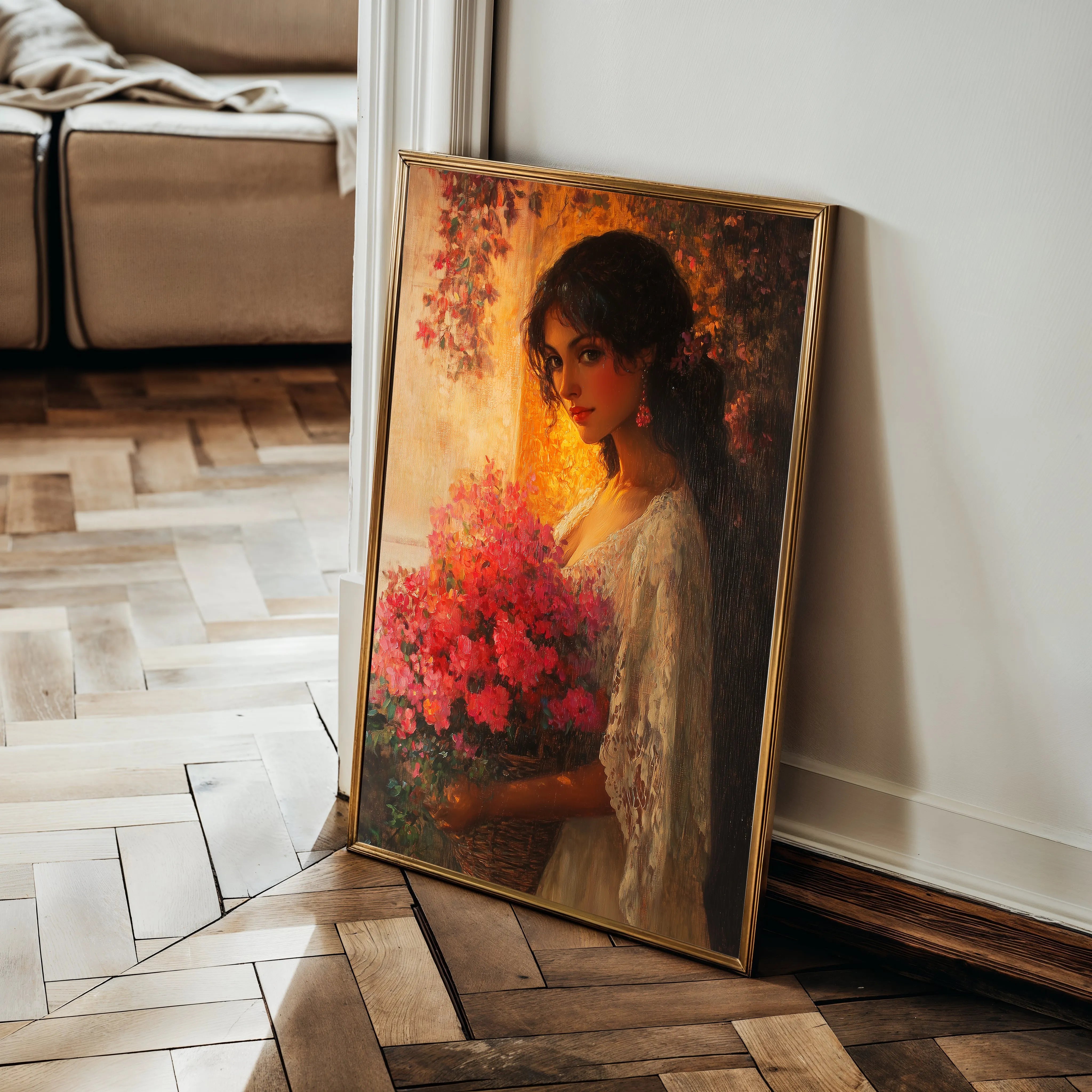 Classic 026 Canvas Art 18" x 24" / 45 x 60 cm / Black