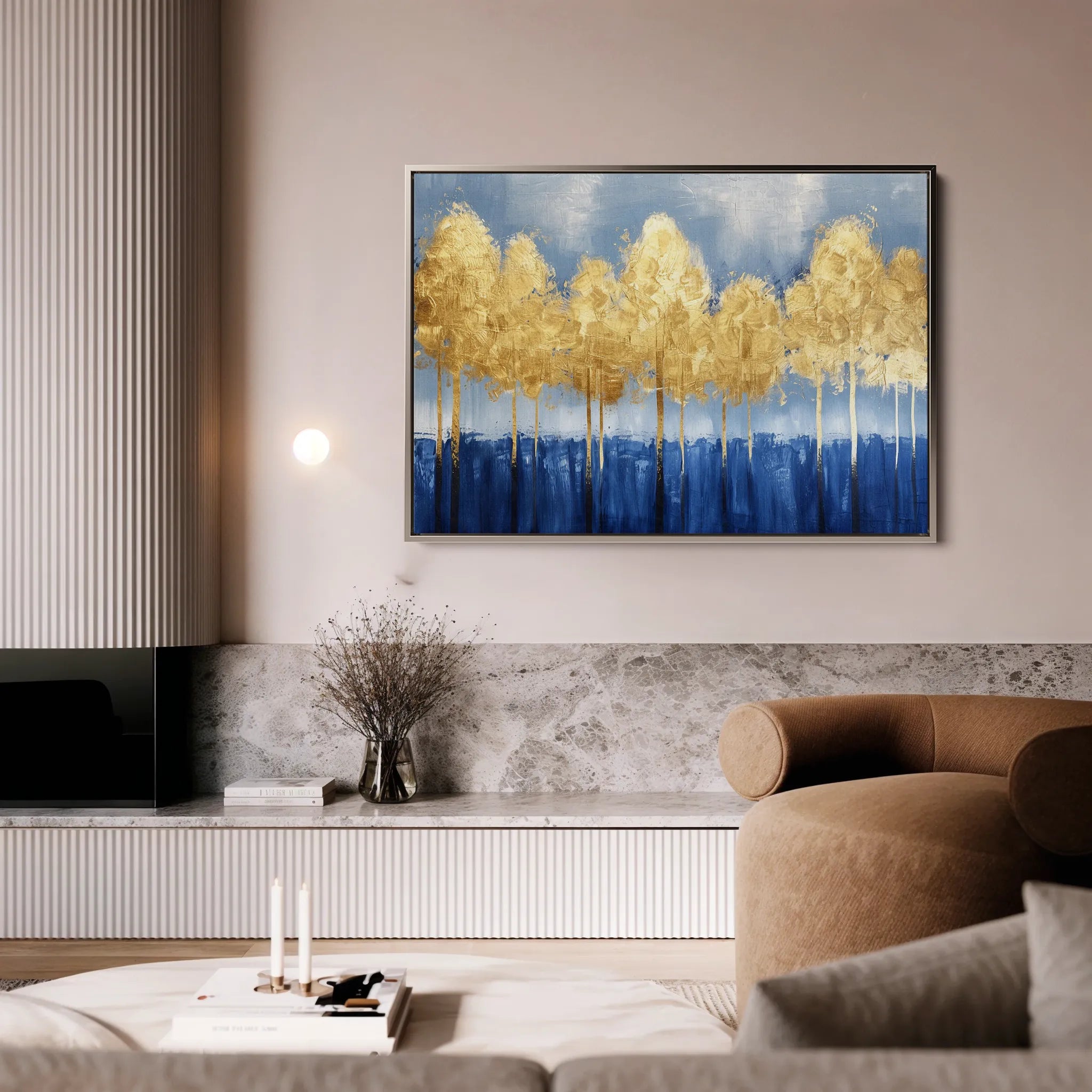 Floral 026 Canvas Art 18" x 24" / 45 x 60 cm / Black
