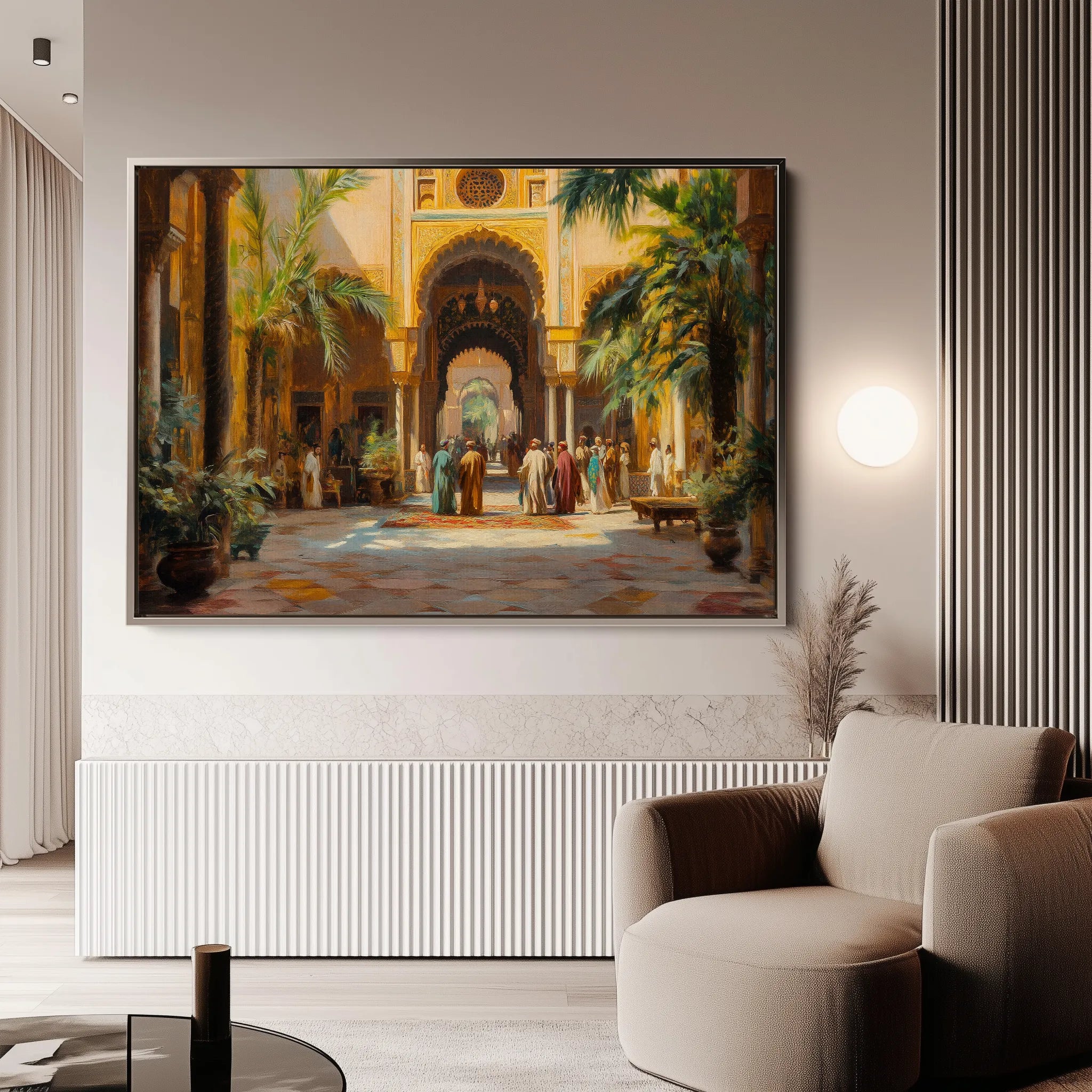 Orientalist 026 Canvas Art 18" x 24" / 45 x 60 cm / Black
