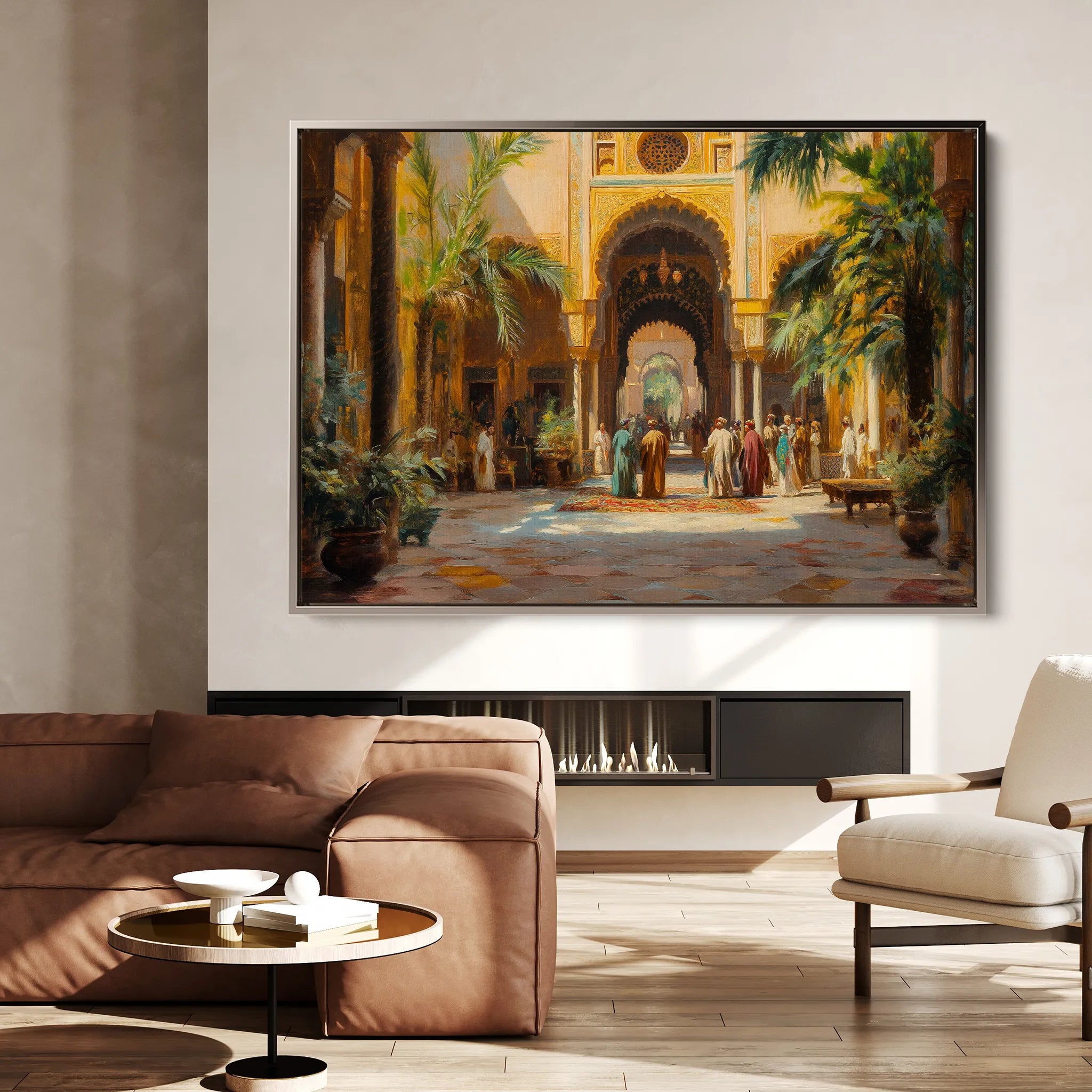 Orientalist 026 Canvas Art 18" x 24" / 45 x 60 cm / Black