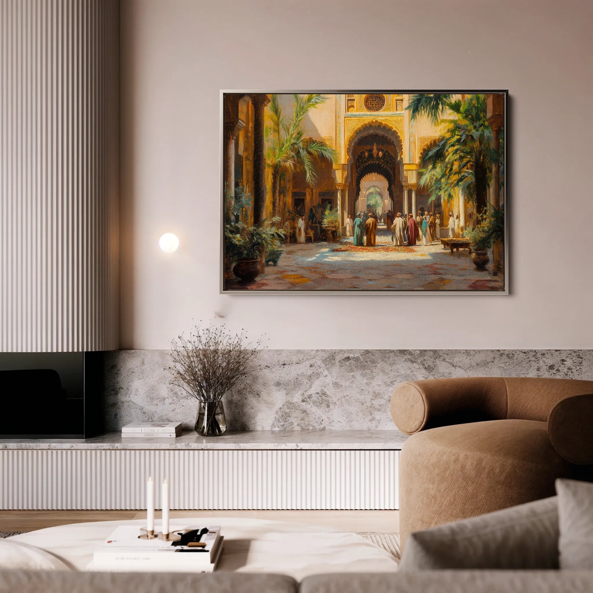 Orientalist 026 Canvas Art 18" x 24" / 45 x 60 cm / Black