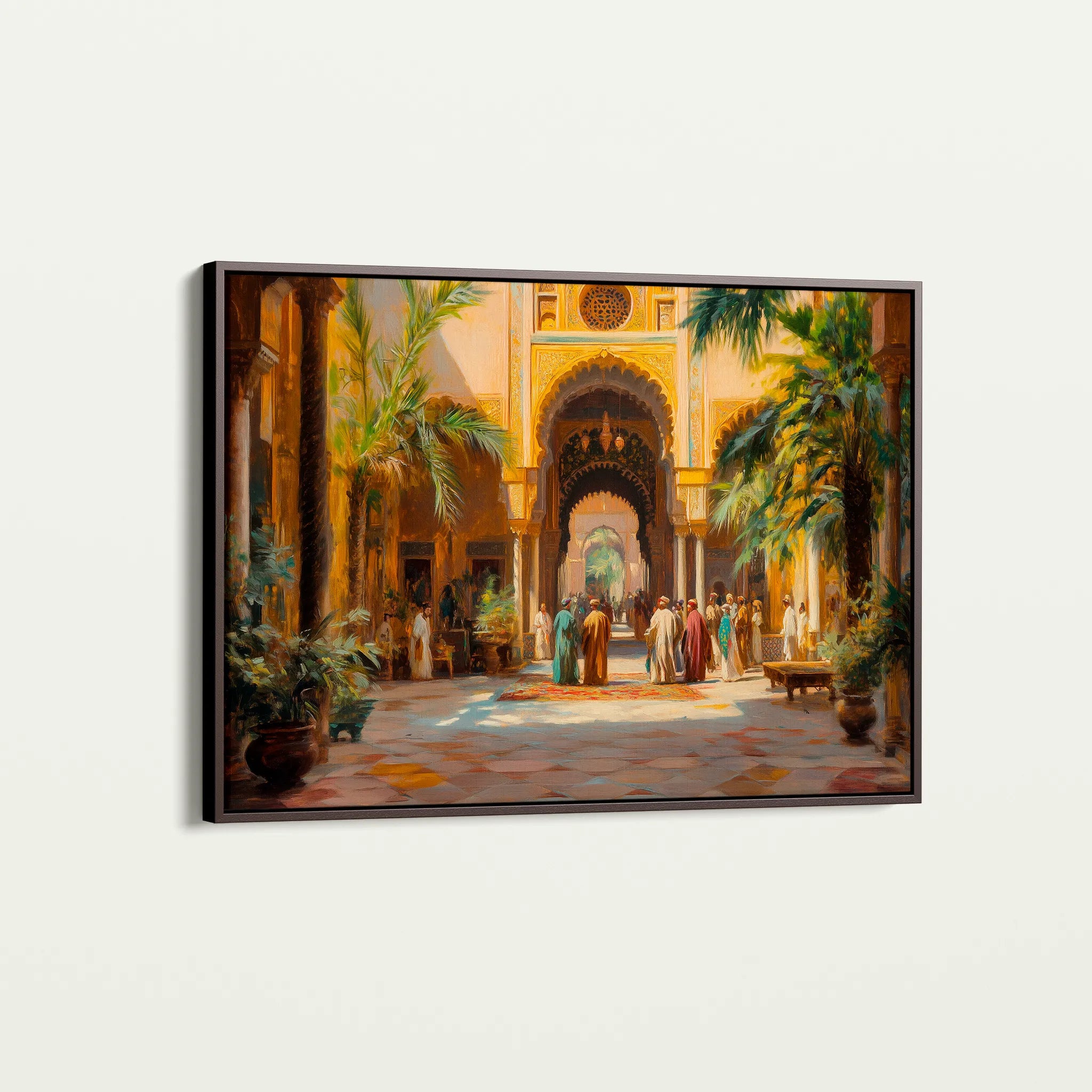 Orientalist 026 Canvas Art 18" x 24" / 45 x 60 cm / Black