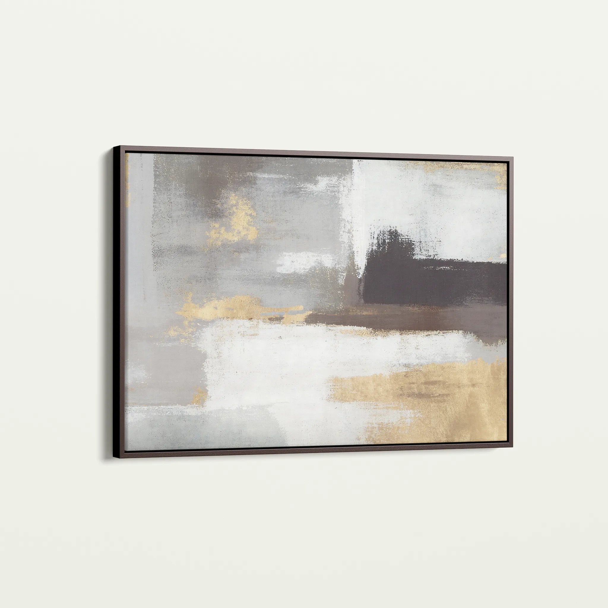 Abstract 027 Canvas Art 18" x 24" / 45 x 60 cm / Black