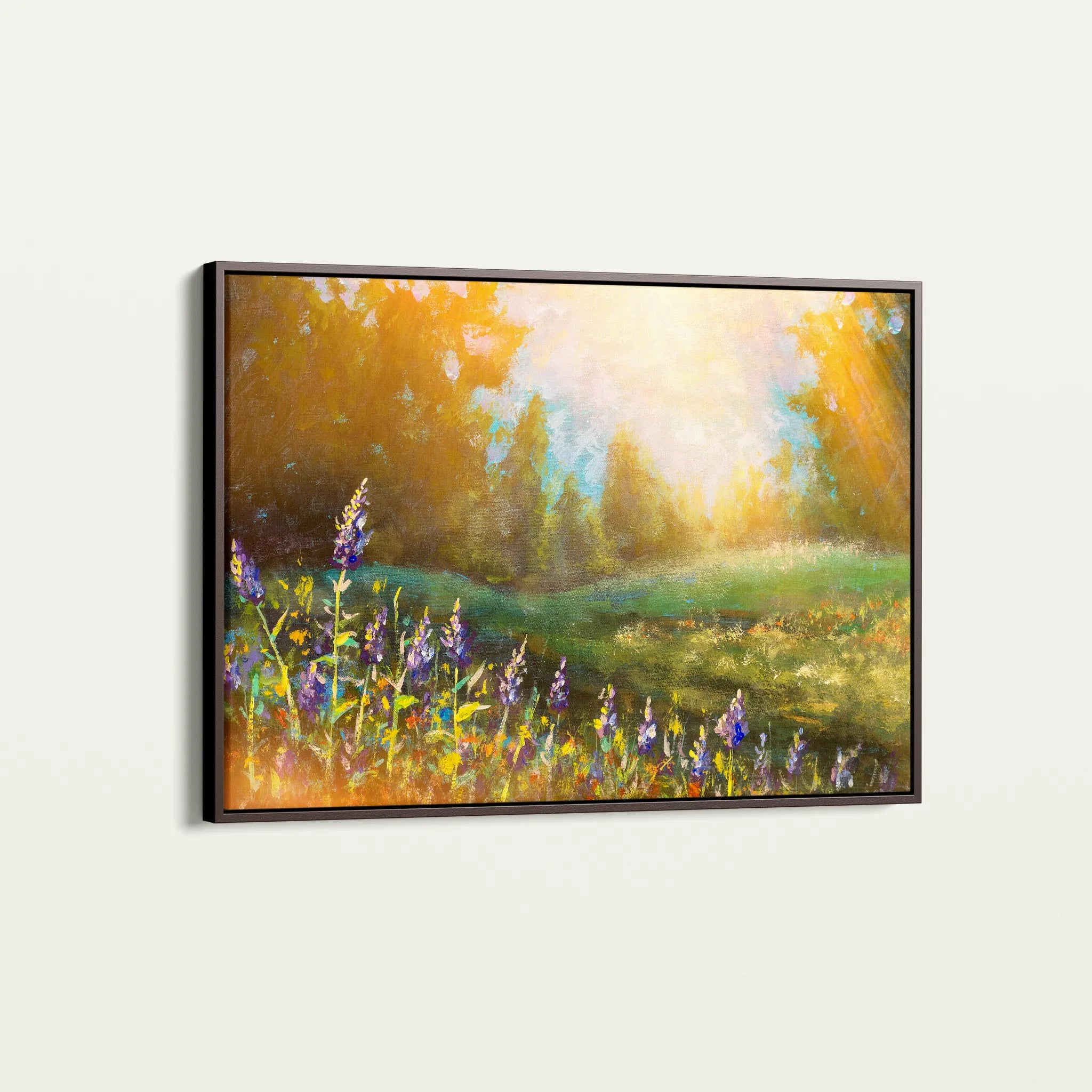Landscape 027 Canvas Art 18" x 24" / 45 x 60 cm / Black
