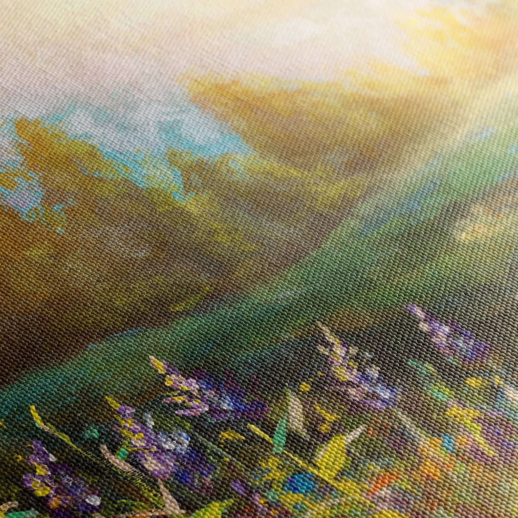 Landscape 027 Canvas Art 18" x 24" / 45 x 60 cm / Black