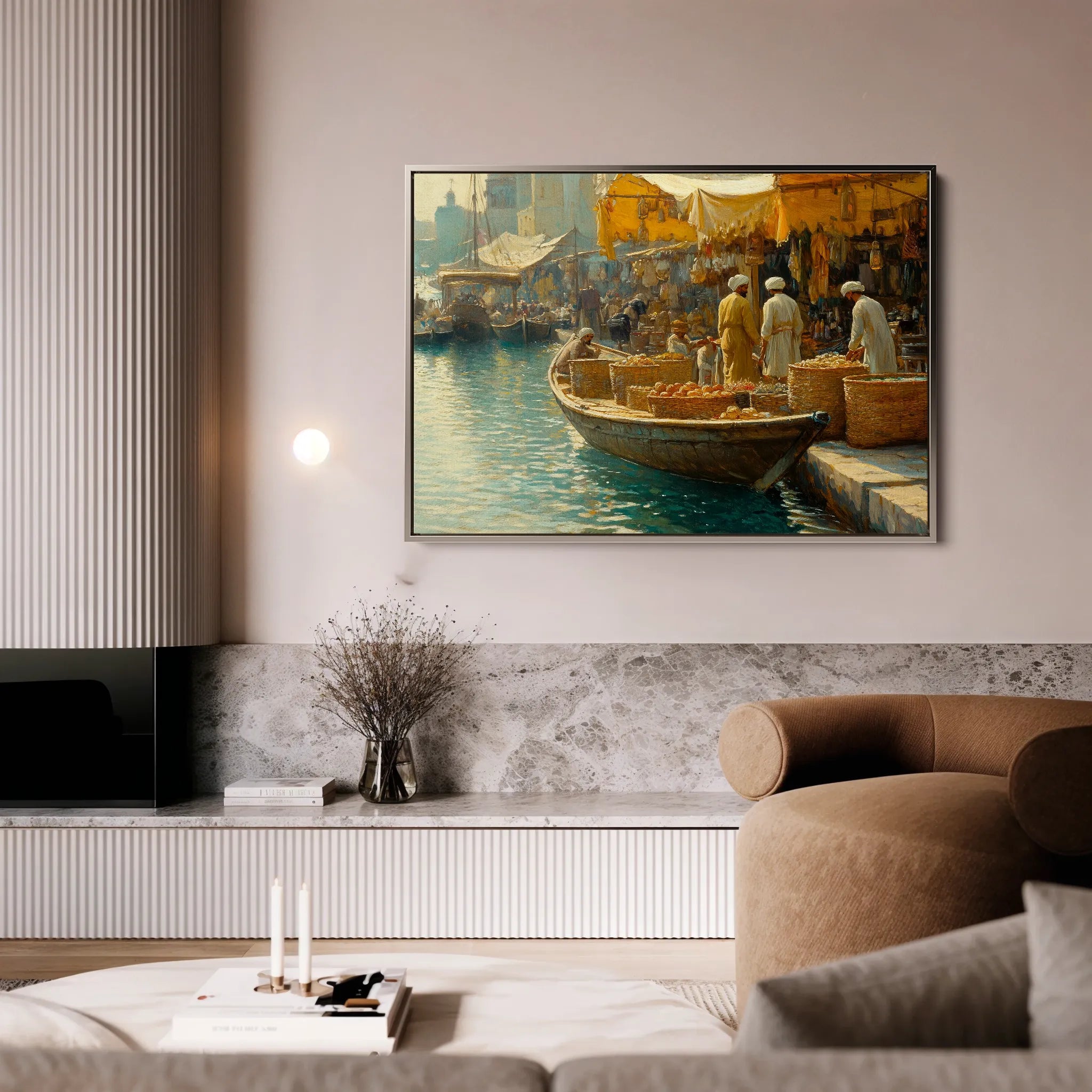 Orientalist 027 Canvas Art 18" x 24" / 45 x 60 cm / Black