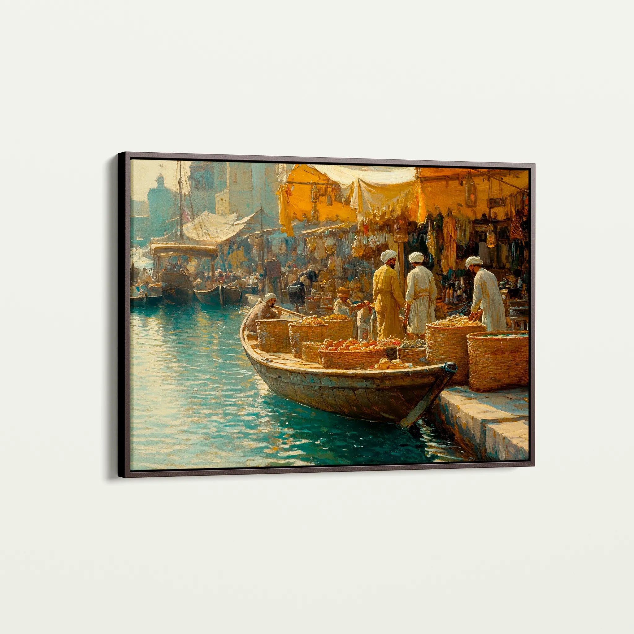 Orientalist 027 Canvas Art 18" x 24" / 45 x 60 cm / Black