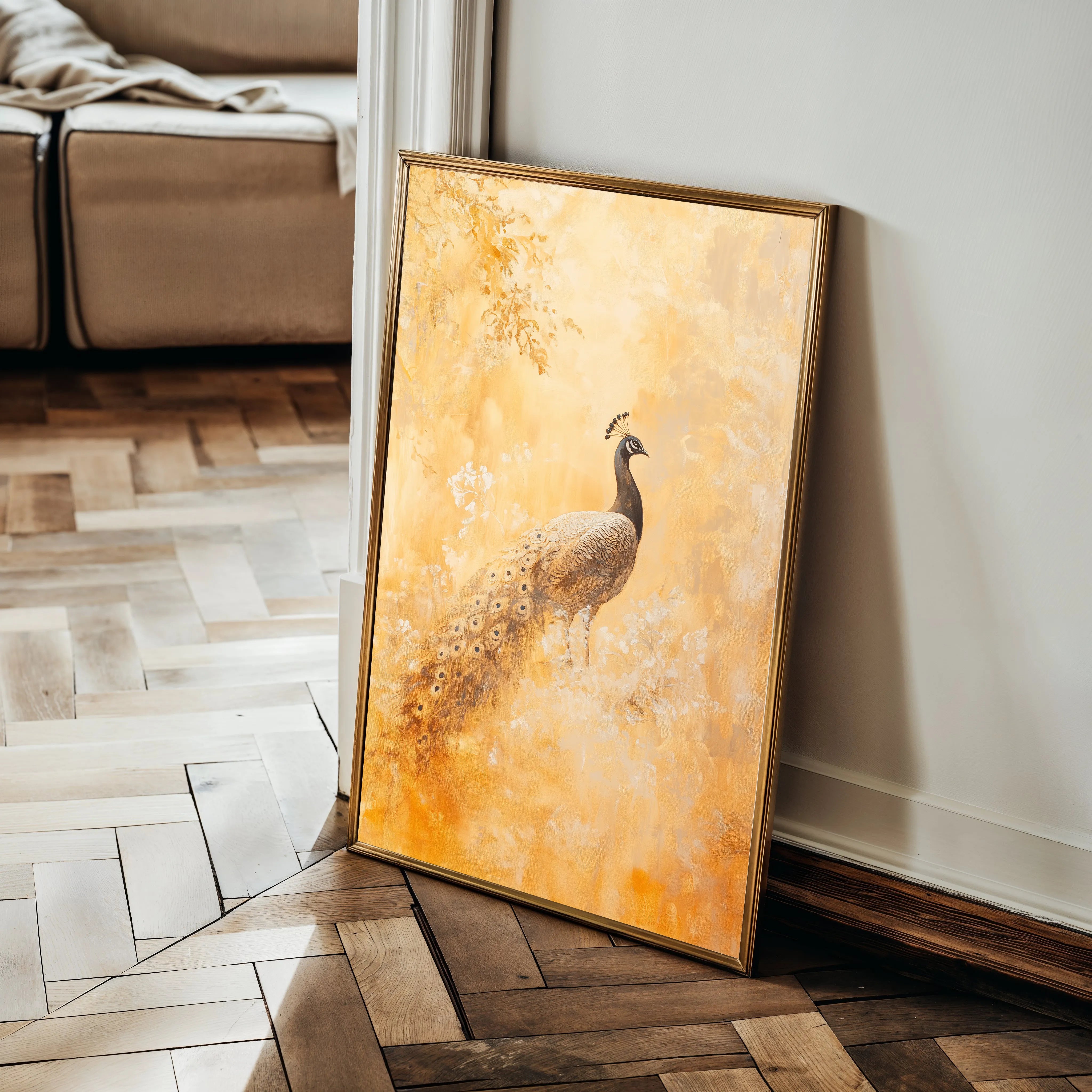 Animals 028 Canvas Art 18" x 24" / 45 x 60 cm / Black