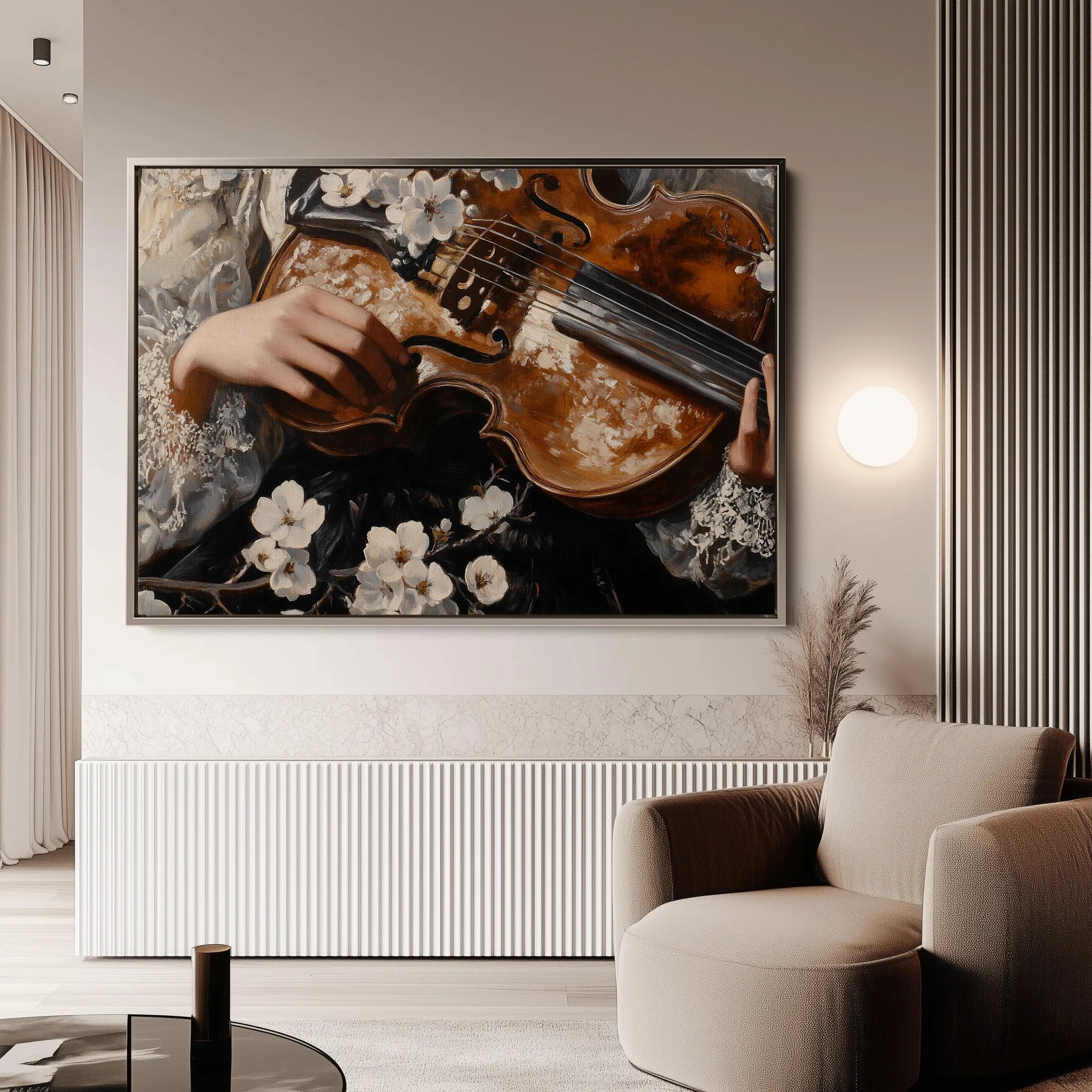 Classic 028 Canvas Art 18" x 24" / 45 x 60 cm / Black