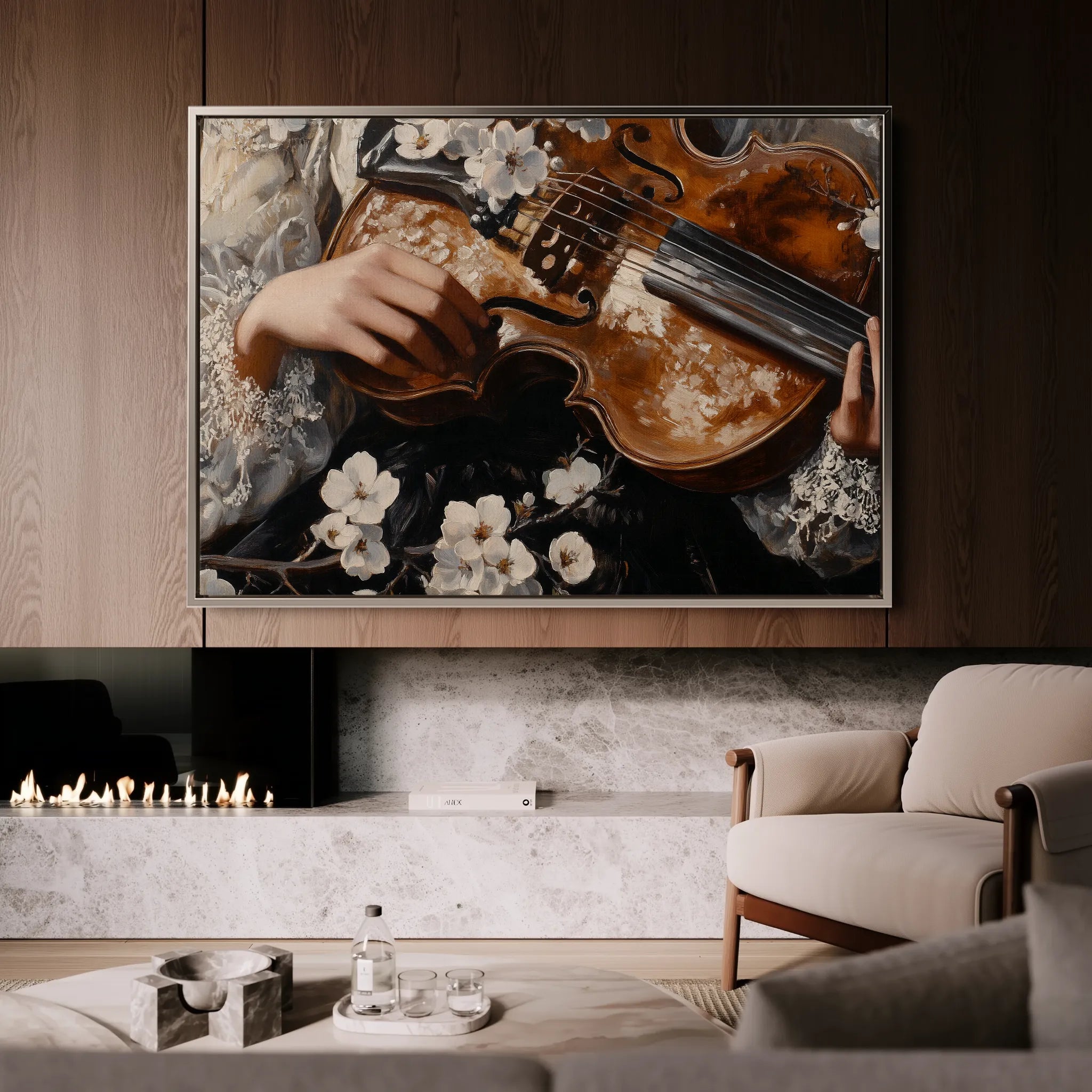 Classic 028 Canvas Art 18" x 24" / 45 x 60 cm / Black