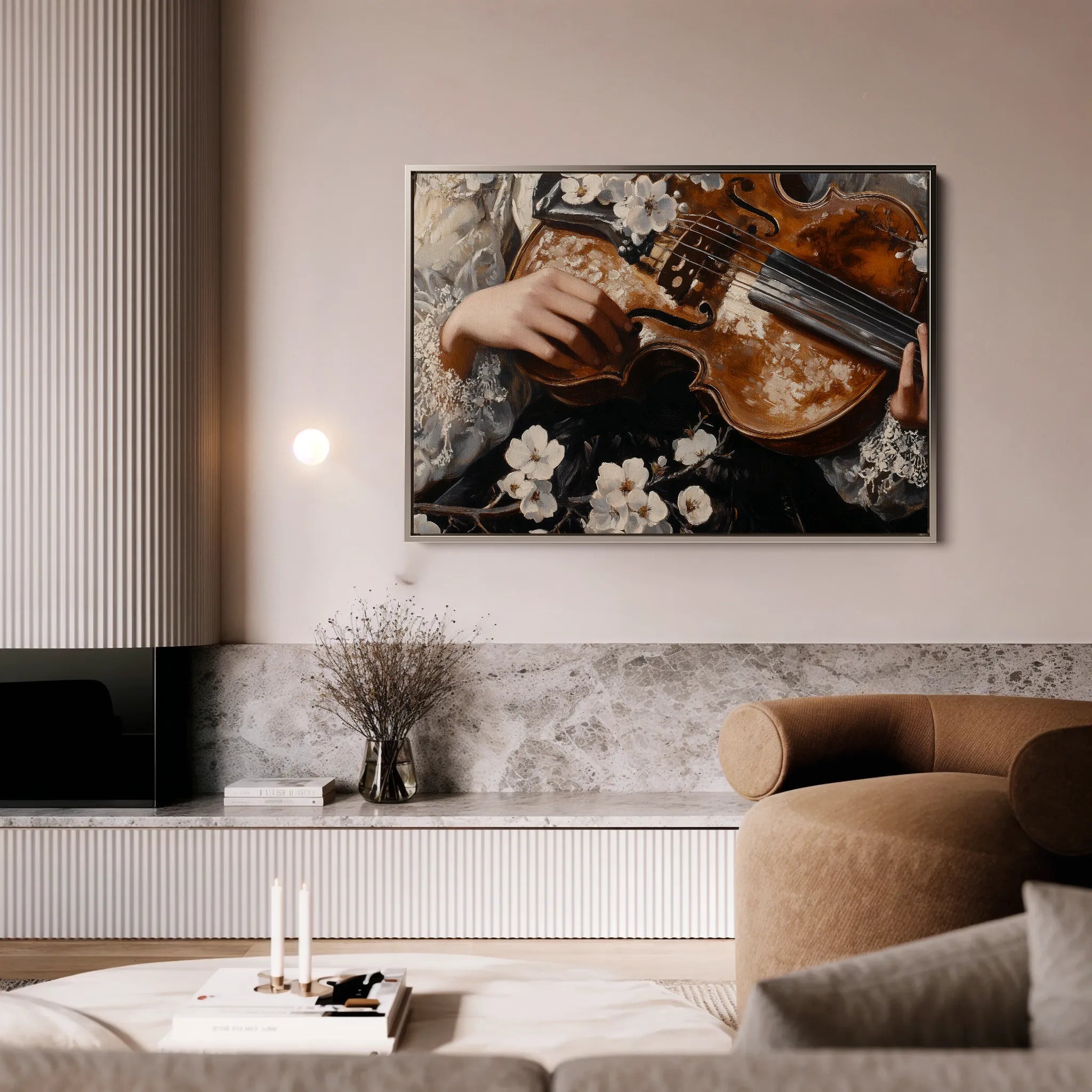 Classic 028 Canvas Art 18" x 24" / 45 x 60 cm / Black